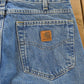 Vintage Carhartt Denim Carpenter Jeans, Men's 33x34, Distressed Y2K from propervintagecanada