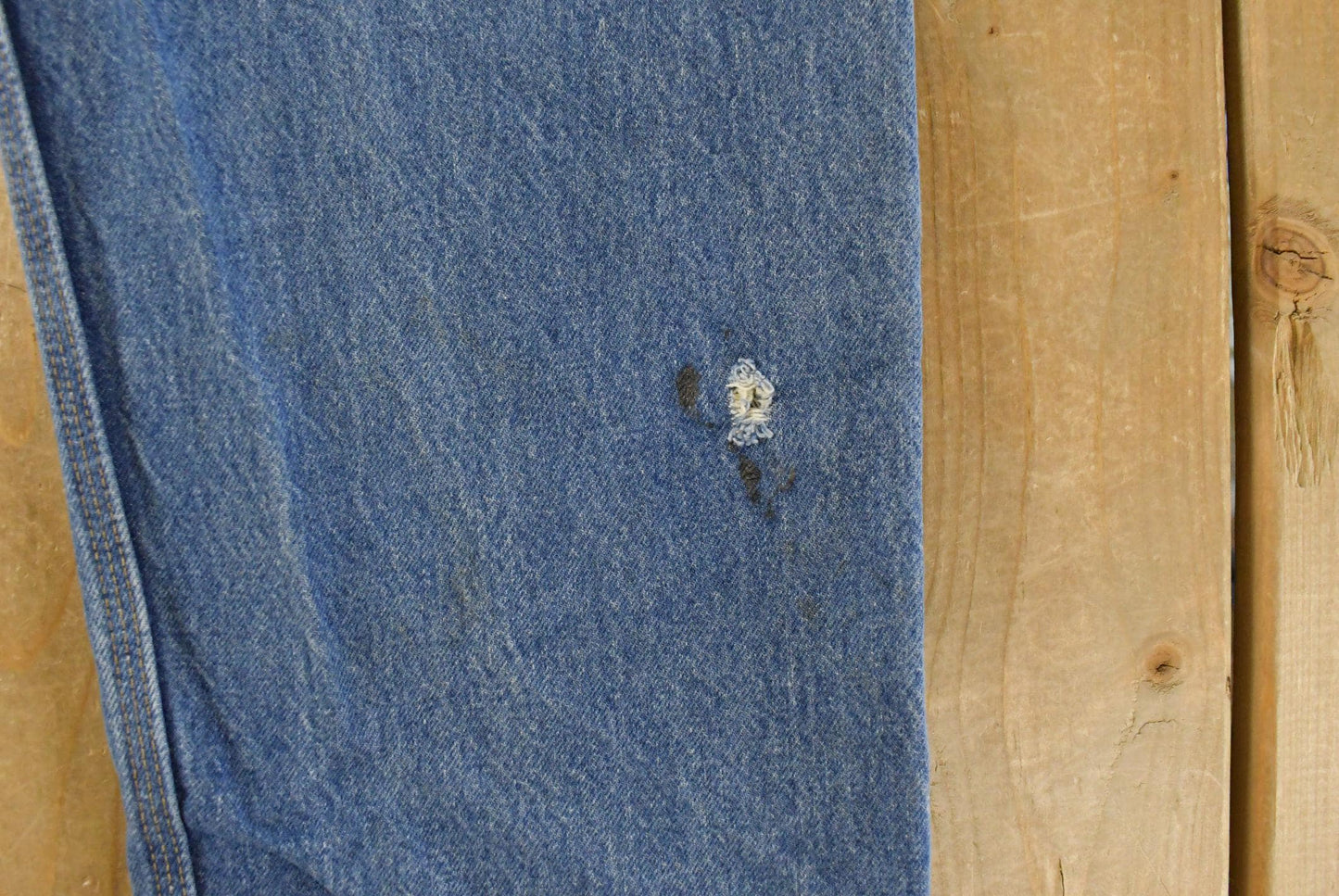 Vintage Carhartt Denim Carpenter Jeans, Men's 38x29, Distressed Y2K from propervintagecanada