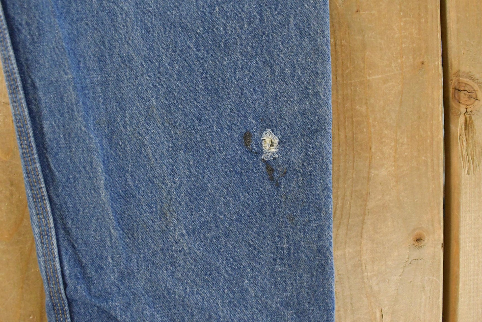 Vintage Carhartt Denim Carpenter Jeans, Men's 38x29, Distressed Y2K from propervintagecanada
