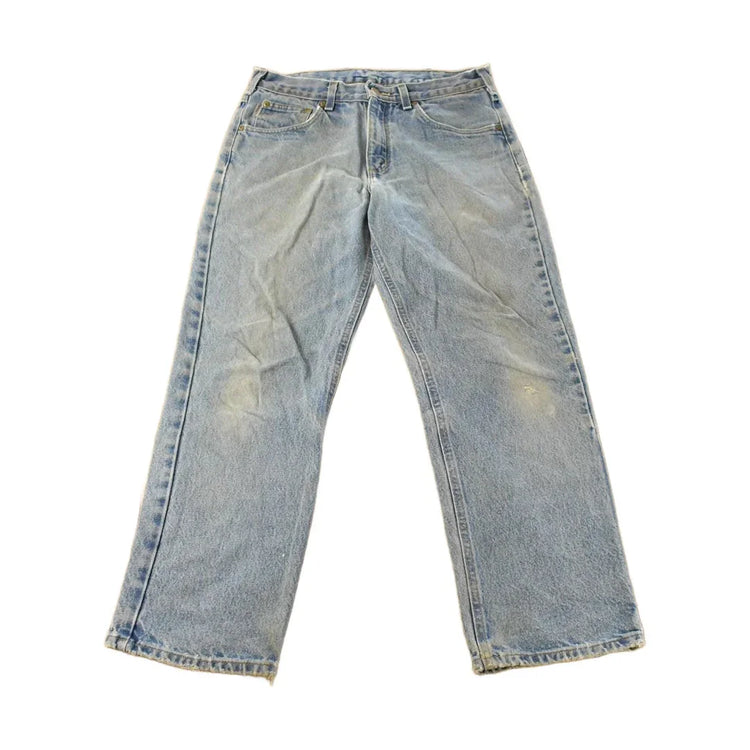 Vintage Carhartt Denim Jeans Men's 32x29, Distressed Carpenter Pants from propervintagecanada