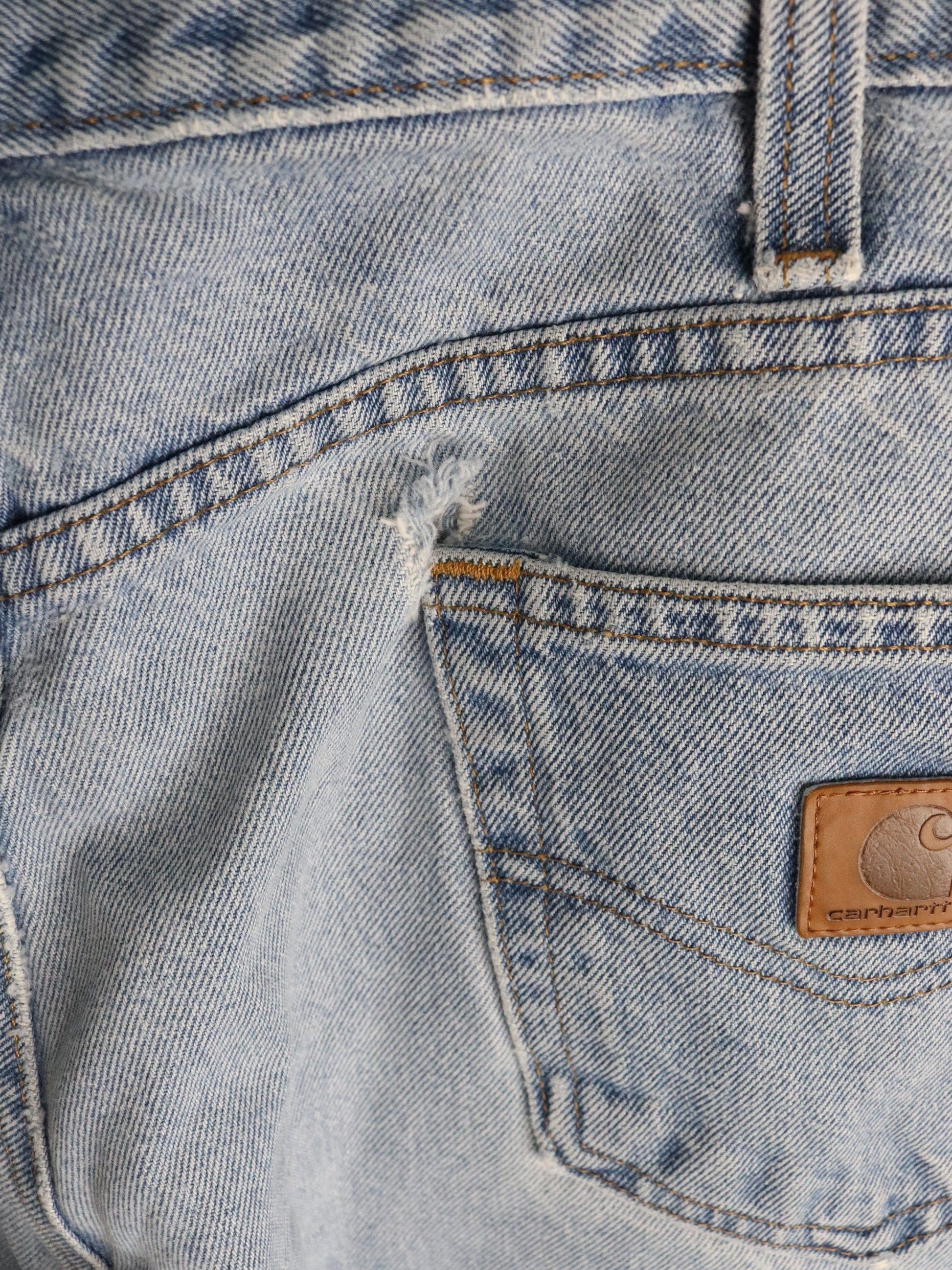 Vintage Carhartt Denim Jeans Mens 38 x 30 Blue from propervintagecanada