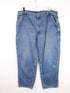 Vintage Carhartt Denim Jeans Mens 38 x 34 Blue Carpenters
