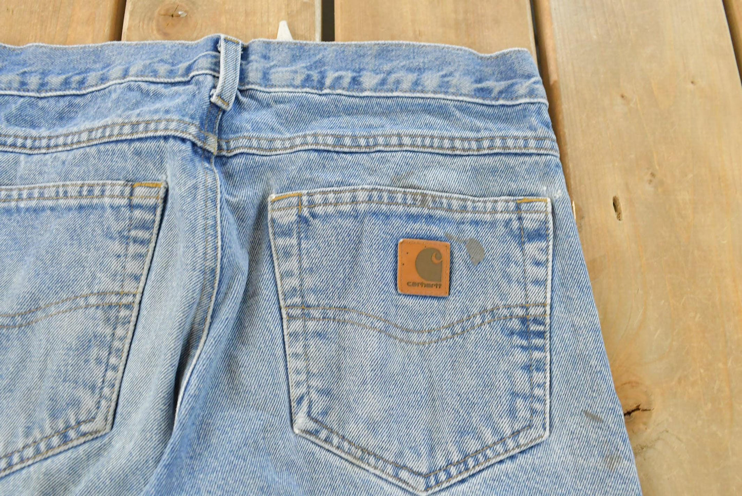 Vintage Carhartt Distressed Carpenter Denim Jeans Men's 30 x  31 from propervintagecanada