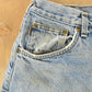 Vintage Carhartt Flannel Lined Denim Jeans, Men's 33x33, Distressed Workwear from propervintagecanada