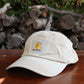 Vintage Carhartt Hat Adult M/L Beige Fitted from propervintagecanada