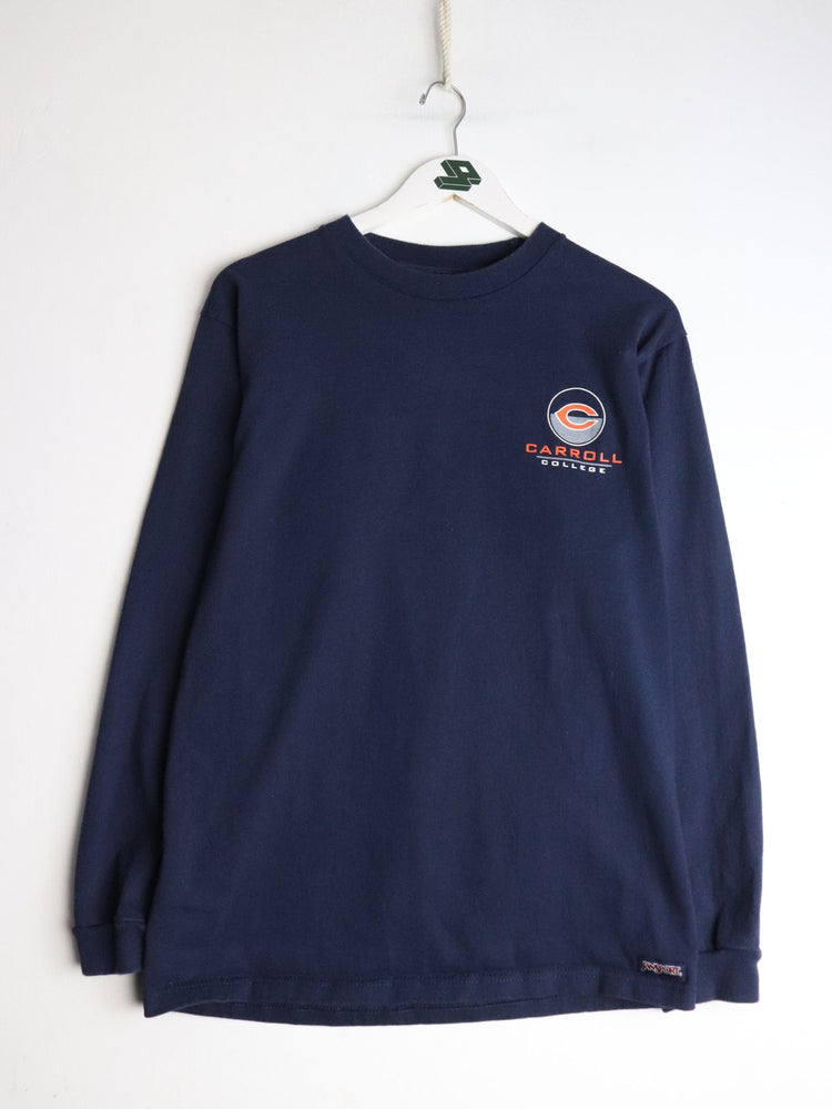 Vintage Carroll College T Shirt Mens Small Blue from propervintagecanada