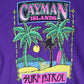 Vintage Cayman Islands T Shirt Mens XL Purple 90s
