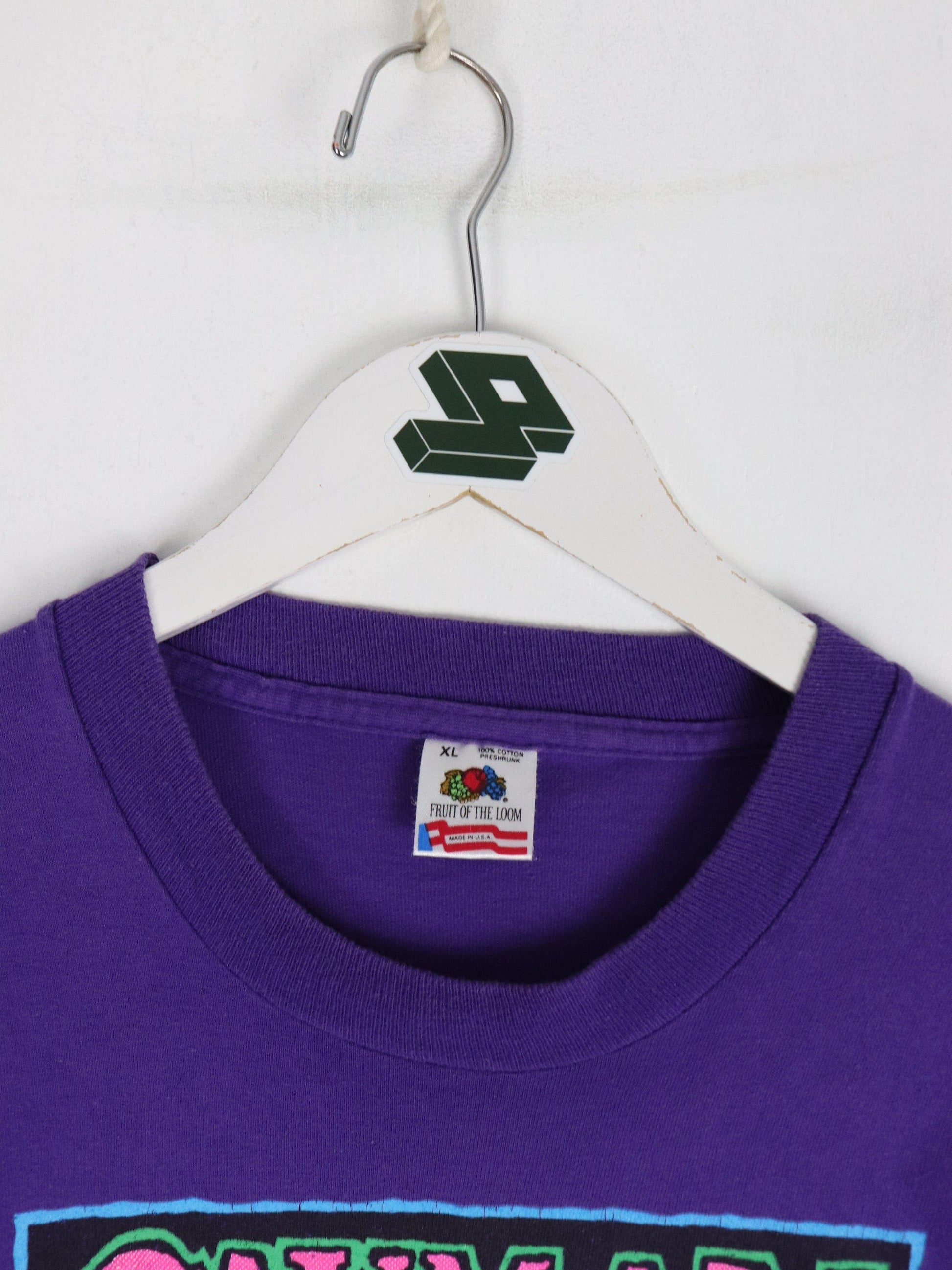 Vintage Cayman Islands T Shirt Mens XL Purple 90s