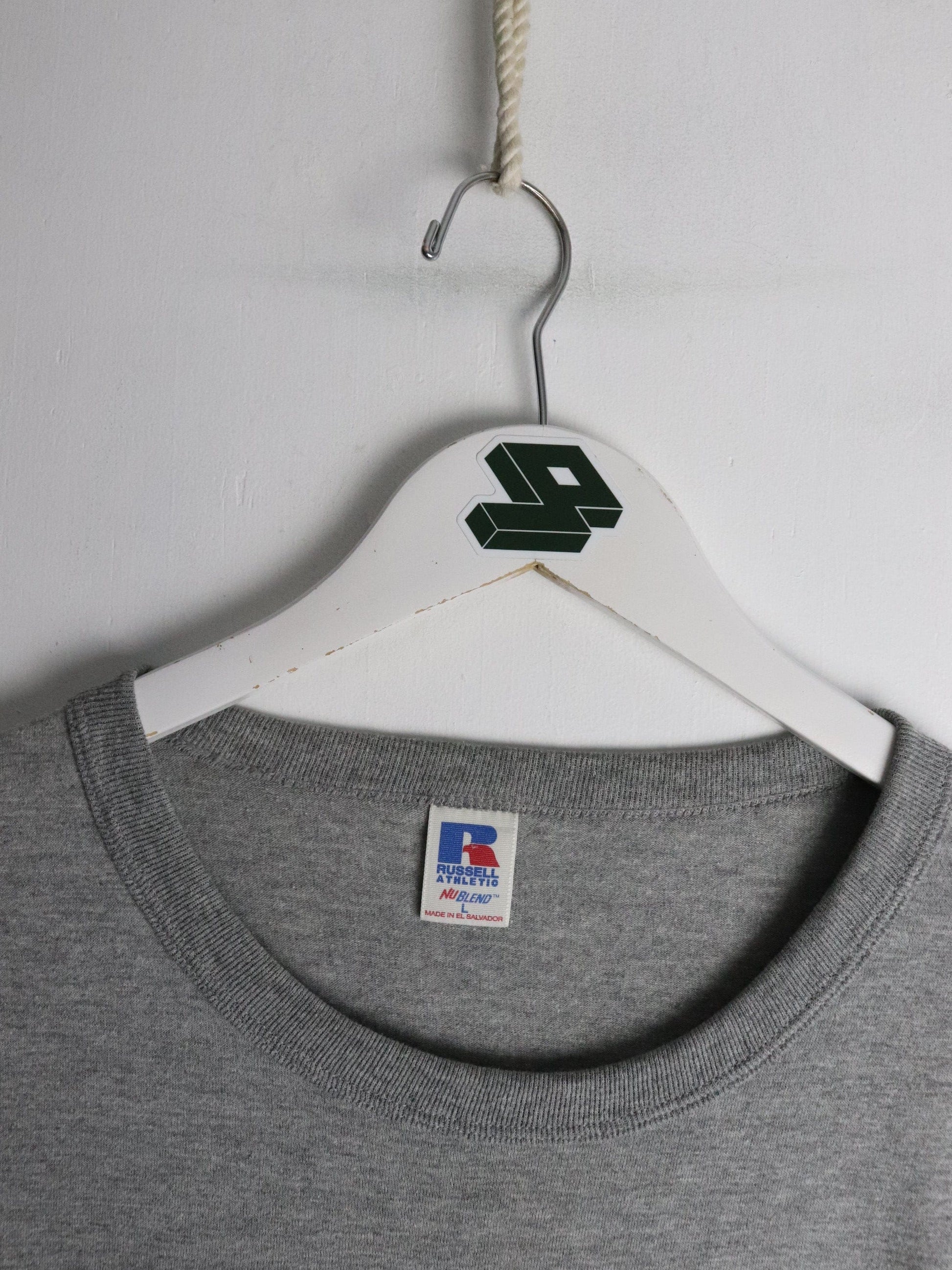 Vintage Central Cambria Football T Shirt Mens Large Grey Russell Athletic from propervintagecanada