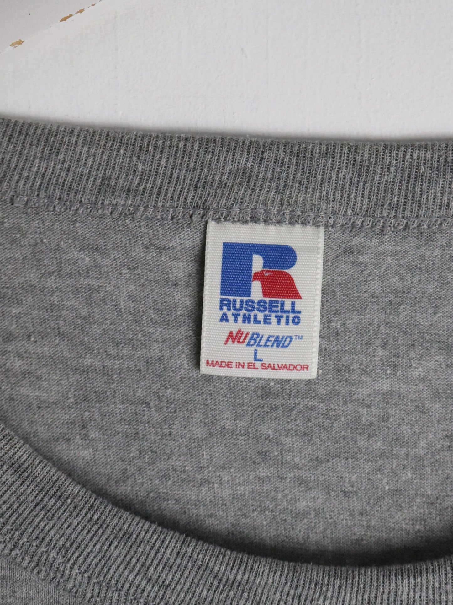 Vintage Central Cambria Football T Shirt Mens Large Grey Russell Athletic from propervintagecanada