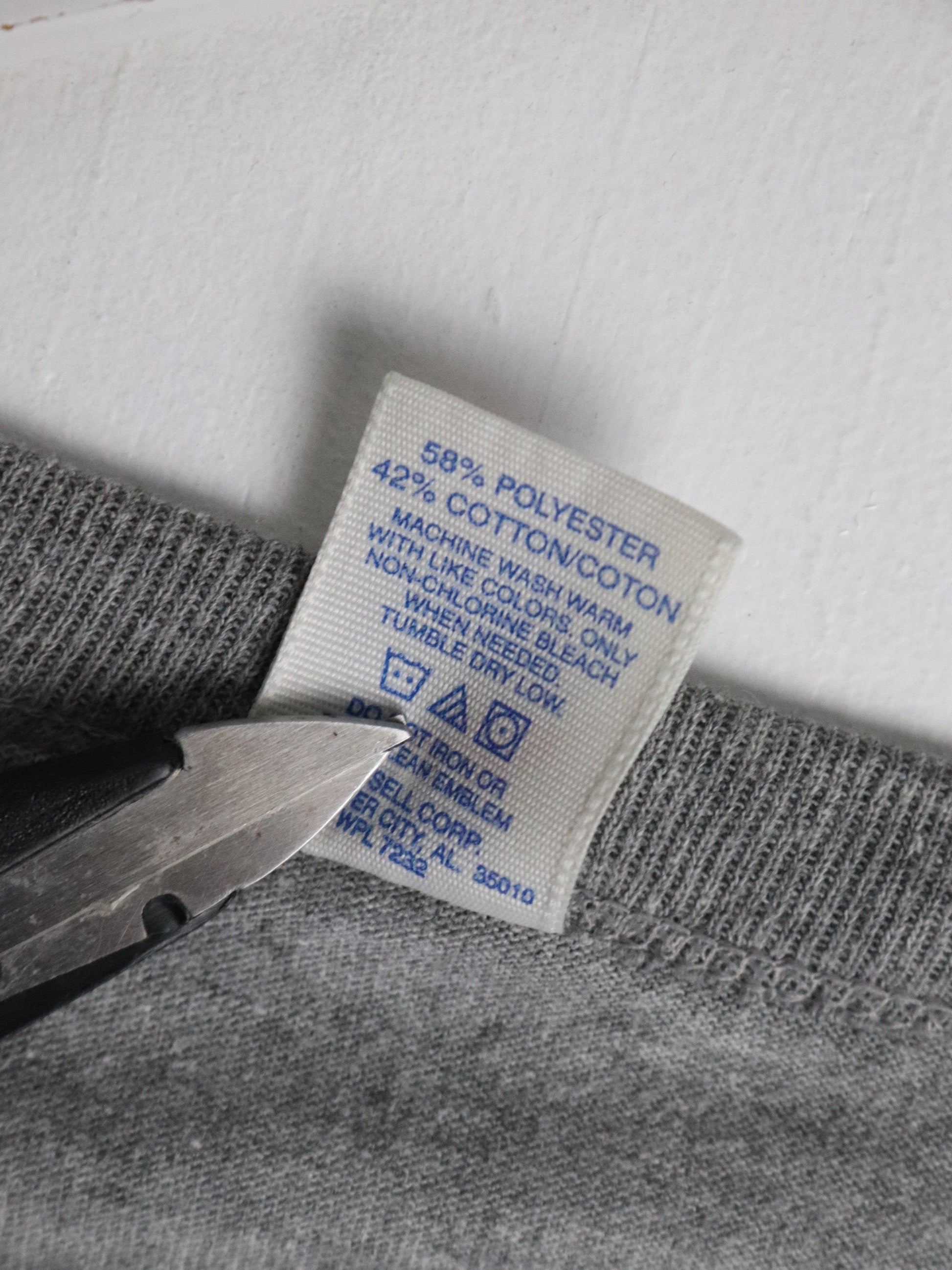 Vintage Central Cambria Football T Shirt Mens Large Grey Russell Athletic from propervintagecanada