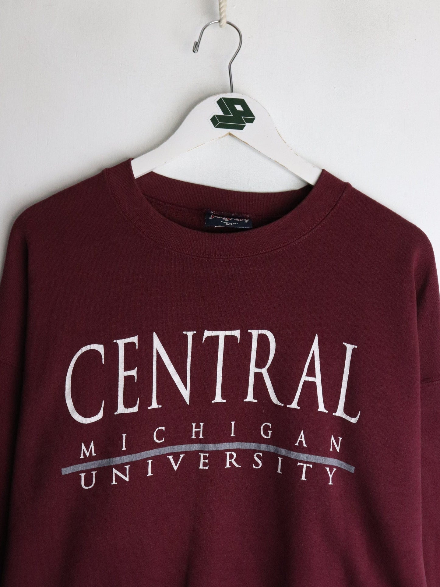 Vintage Central Michigan University Sweatshirt Mens XL Red from propervintagecanada