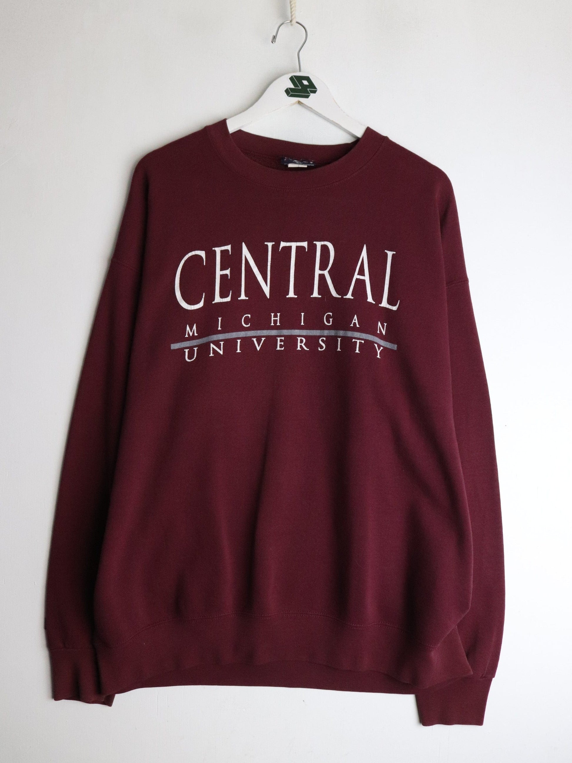 Vintage Central Michigan University Sweatshirt Mens XL Red from propervintagecanada