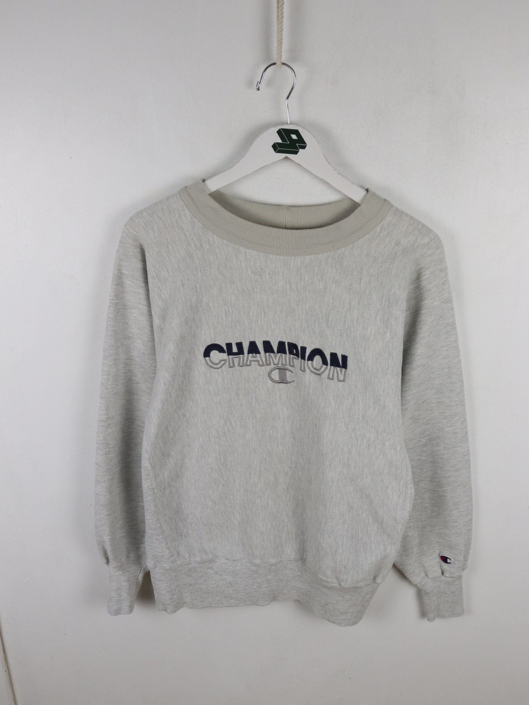 Vintage Champion Reverse Weave Sweatshirt Mens Medium Grey