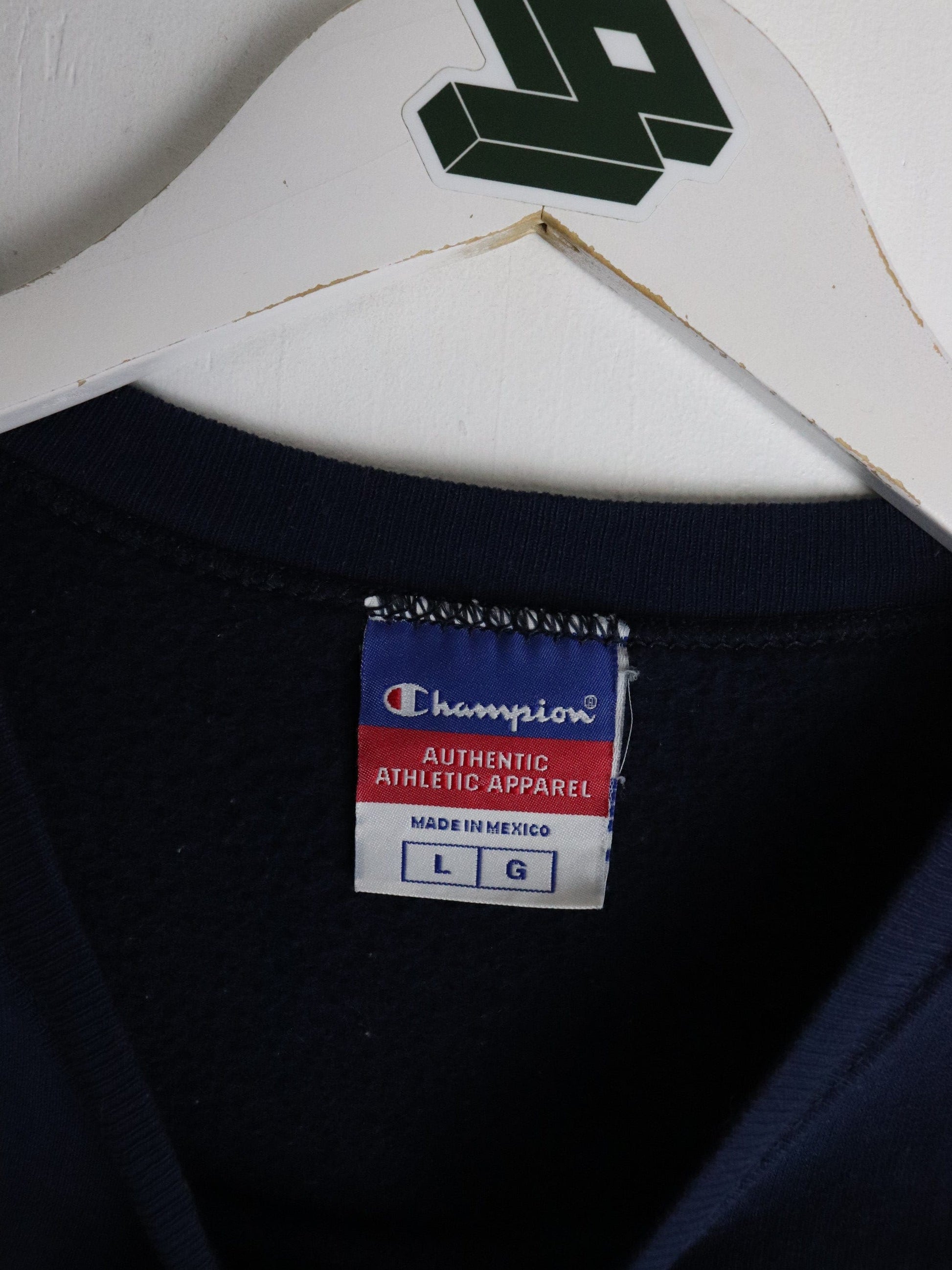 Vintage Champion Sweatshirt Mens Large Blue from propervintagecanada