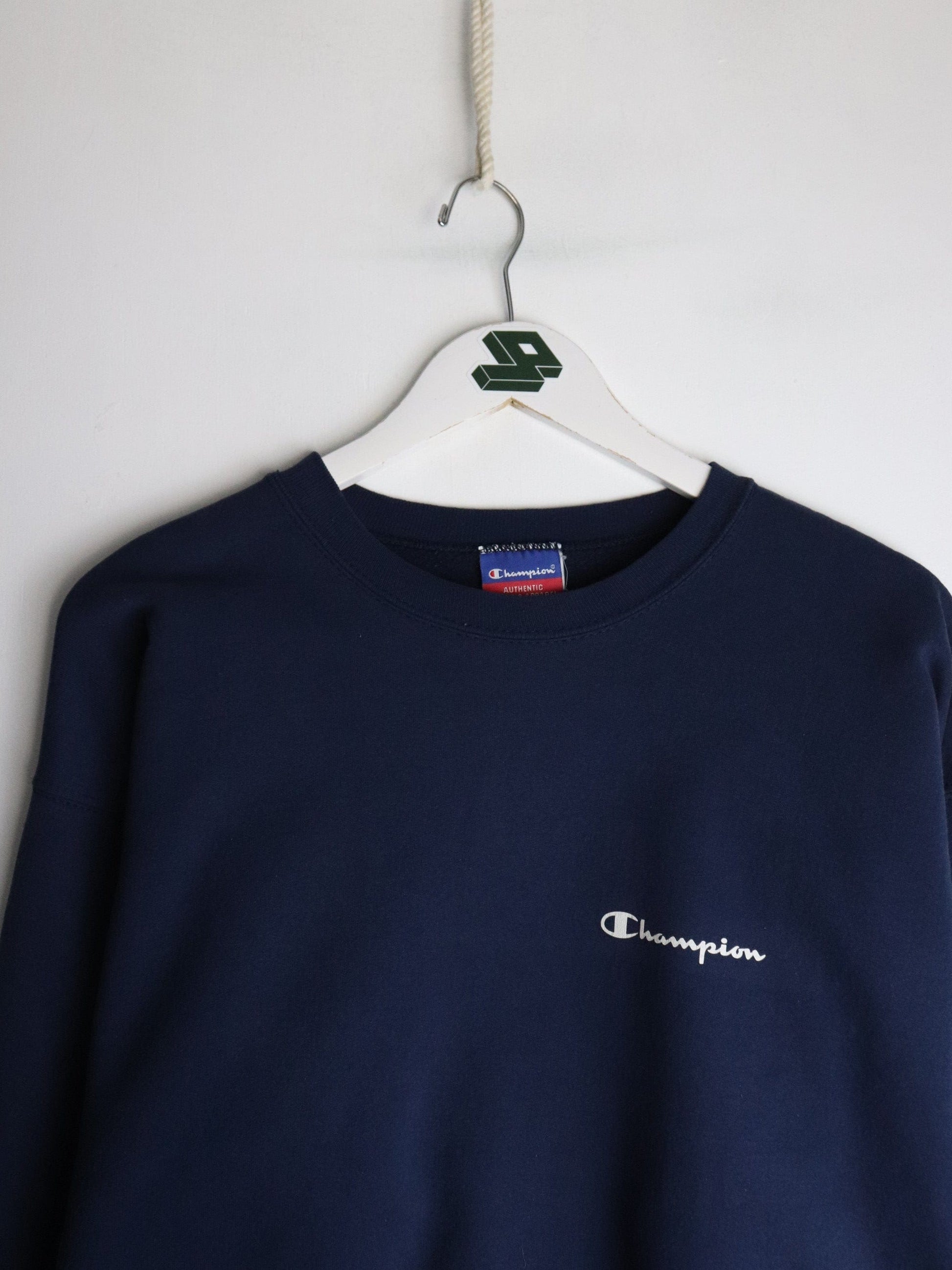 Vintage Champion Sweatshirt Mens Large Blue from propervintagecanada