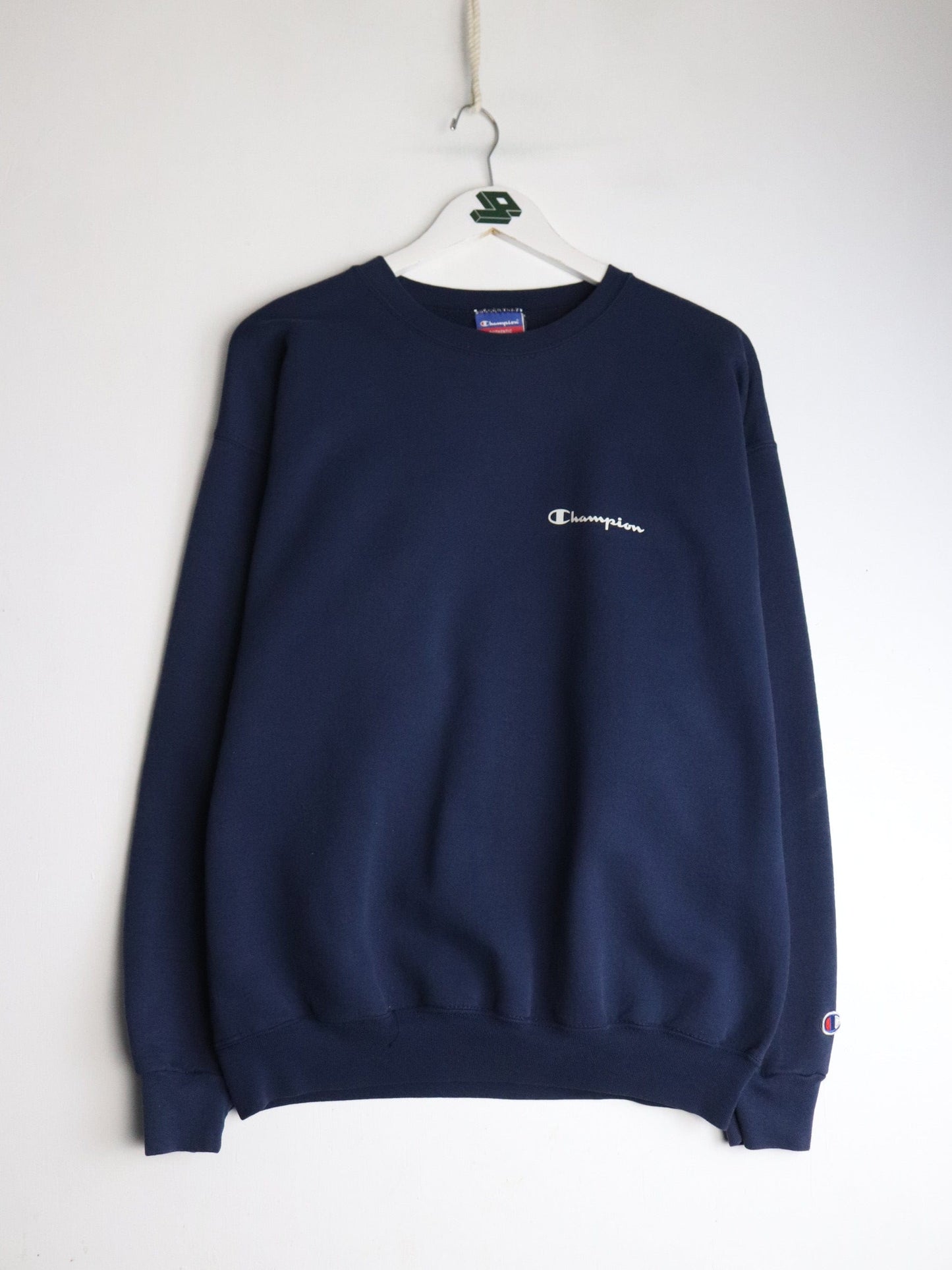 Vintage Champion Sweatshirt Mens Large Blue from propervintagecanada