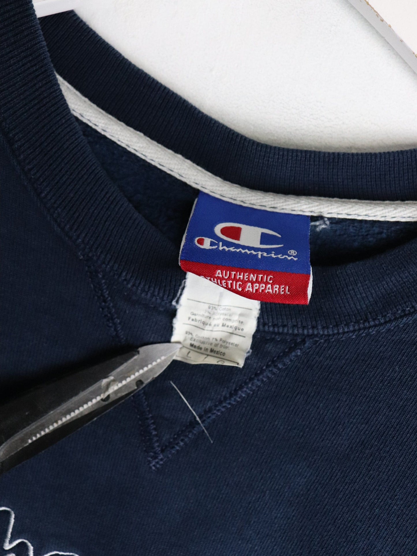 Vintage Champion Sweatshirt Mens Large Blue from propervintagecanada