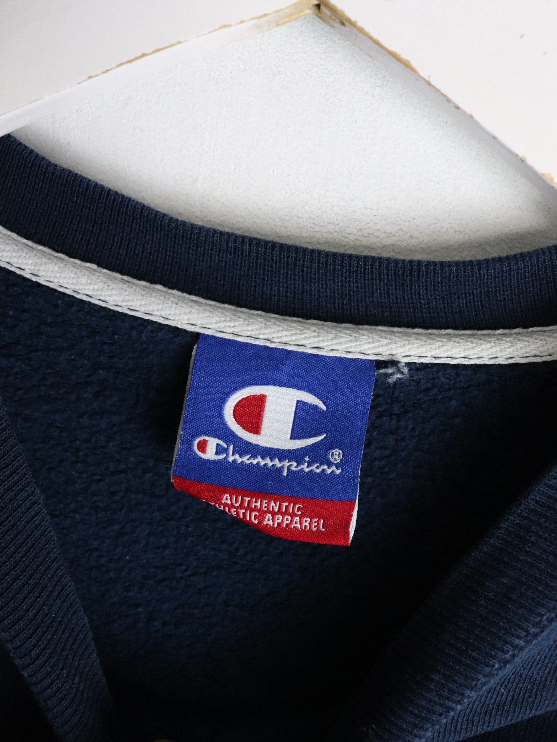 Vintage Champion Sweatshirt Mens Large Blue from propervintagecanada