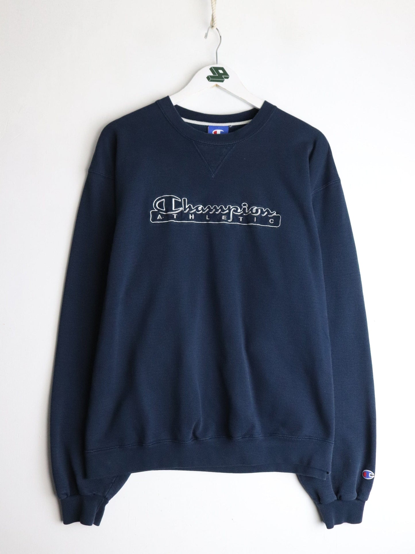 Vintage Champion Sweatshirt Mens Large Blue from propervintagecanada