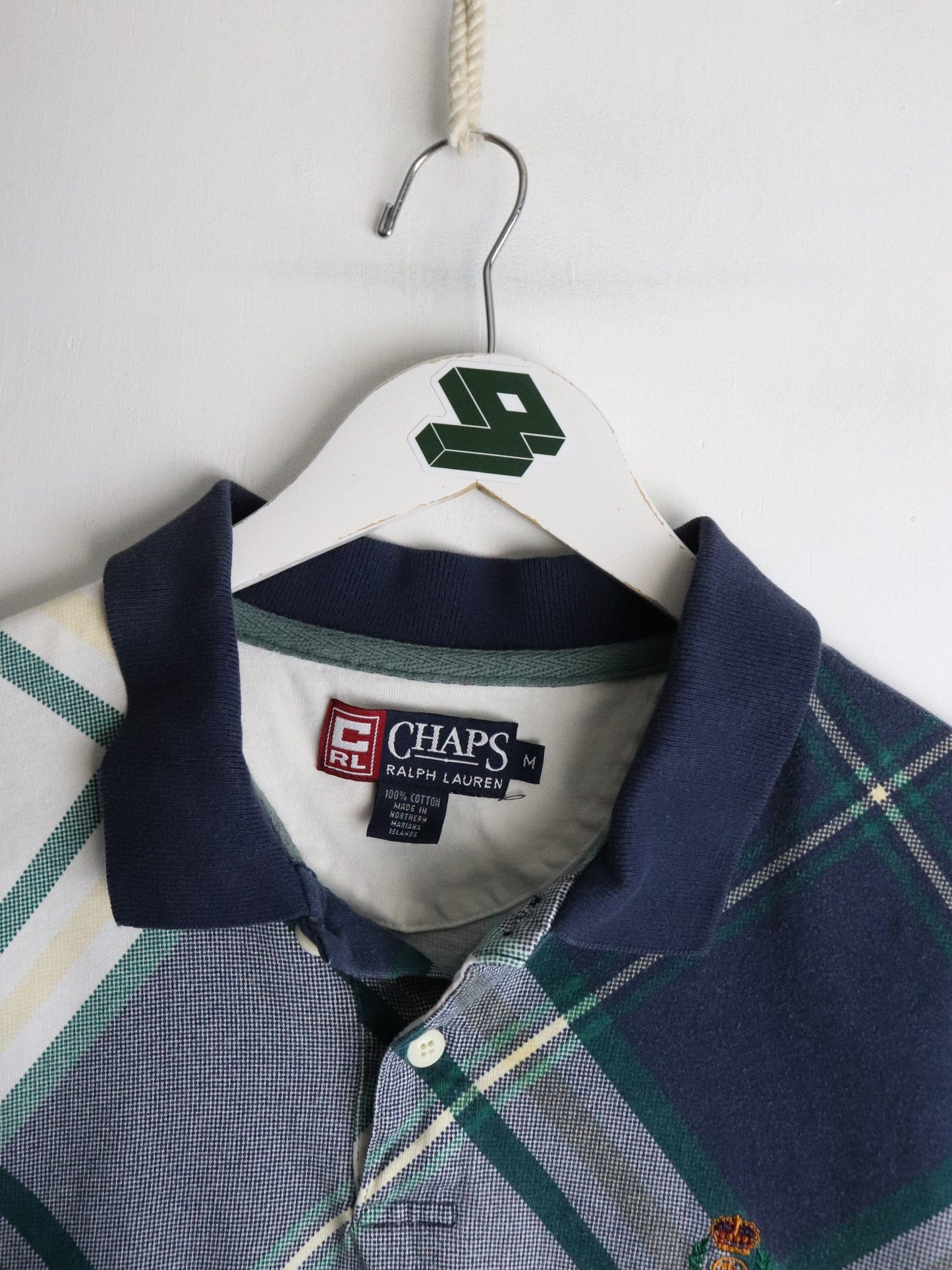 Vintage Chaps Ralph Lauren Polo Shirt Mens Medium Blue from propervintagecanada