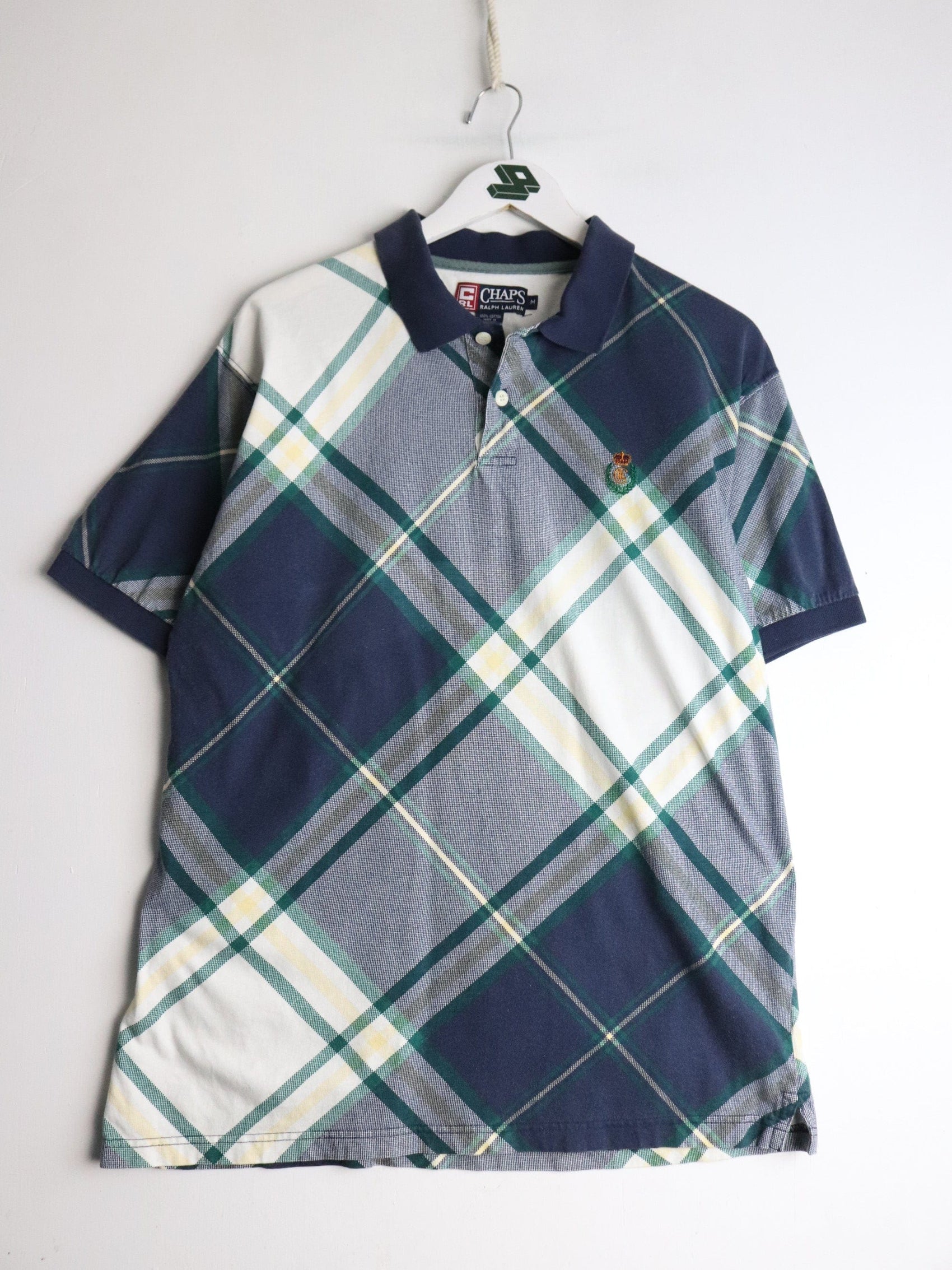 Vintage Chaps Ralph Lauren Polo Shirt Mens Medium Blue from propervintagecanada