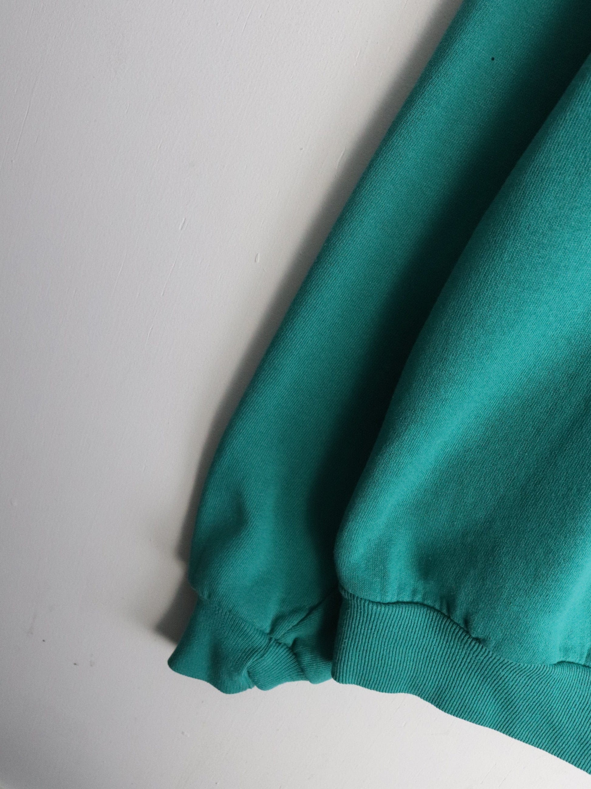 Vintage Charlotte Michigan Sweatshirt Mens Large Turquoise from propervintagecanada