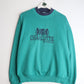 Vintage Charlotte Michigan Sweatshirt Mens Large Turquoise from propervintagecanada