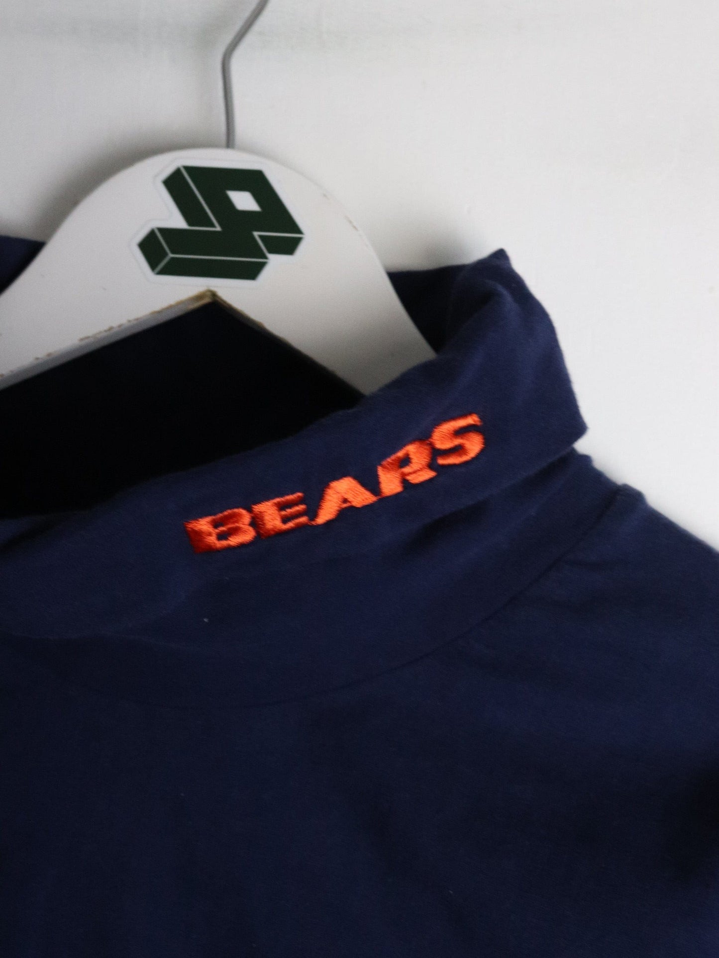 Vintage Chicago Bears T Shirt Youth XL Blue Turtle Neck from propervintagecanada