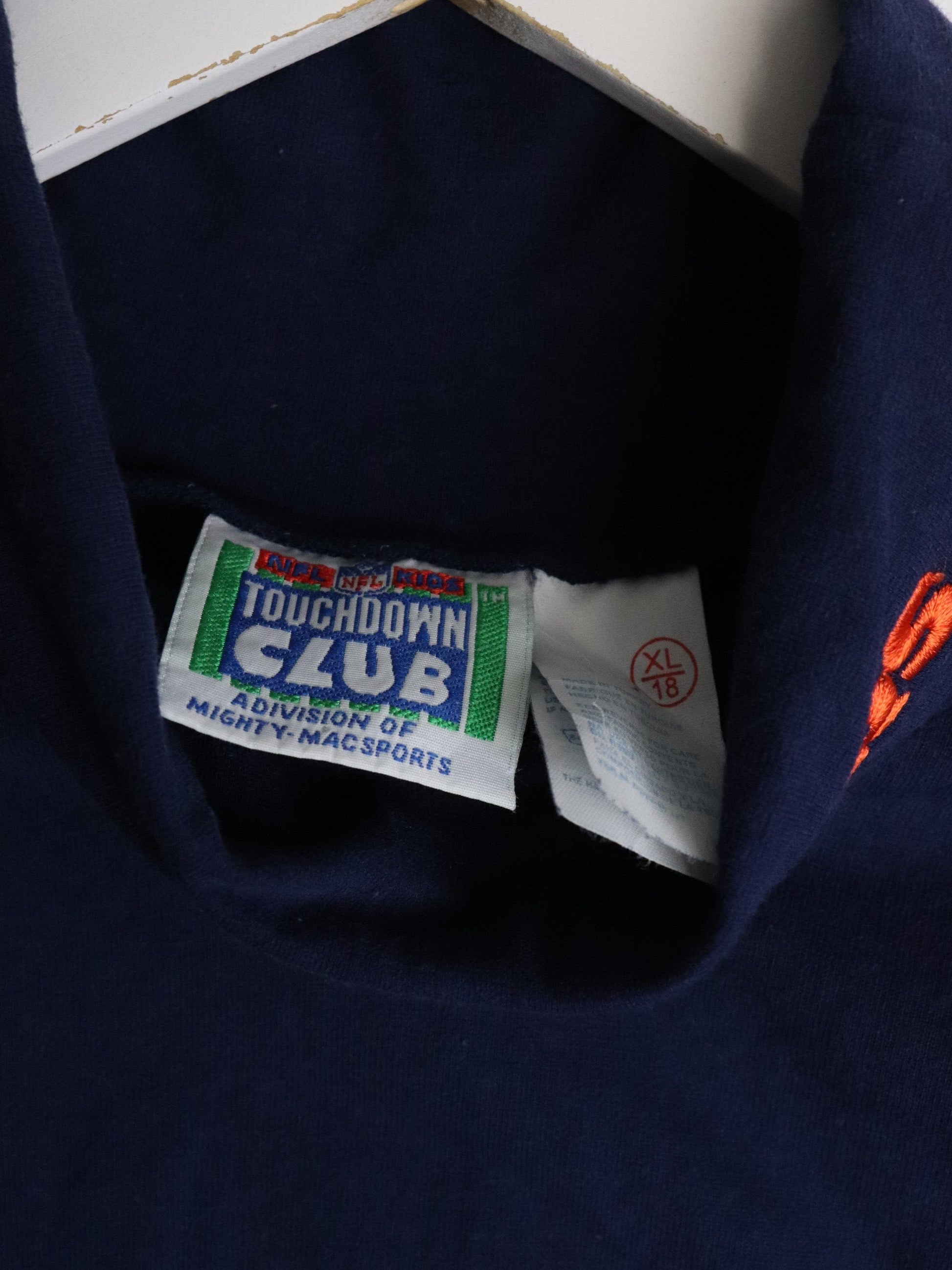 Vintage Chicago Bears T Shirt Youth XL Blue Turtle Neck from propervintagecanada