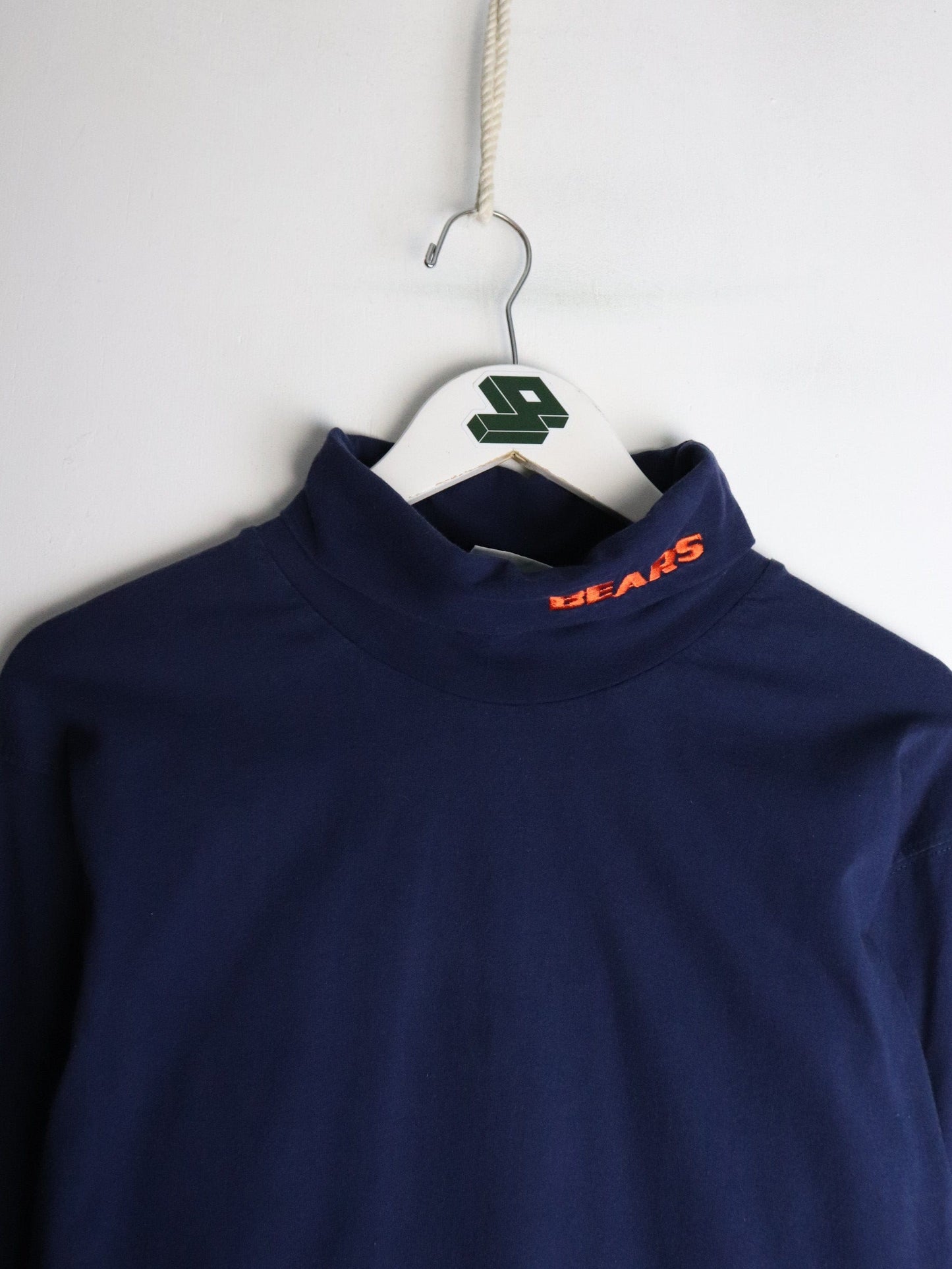Vintage Chicago Bears T Shirt Youth XL Blue Turtle Neck from propervintagecanada