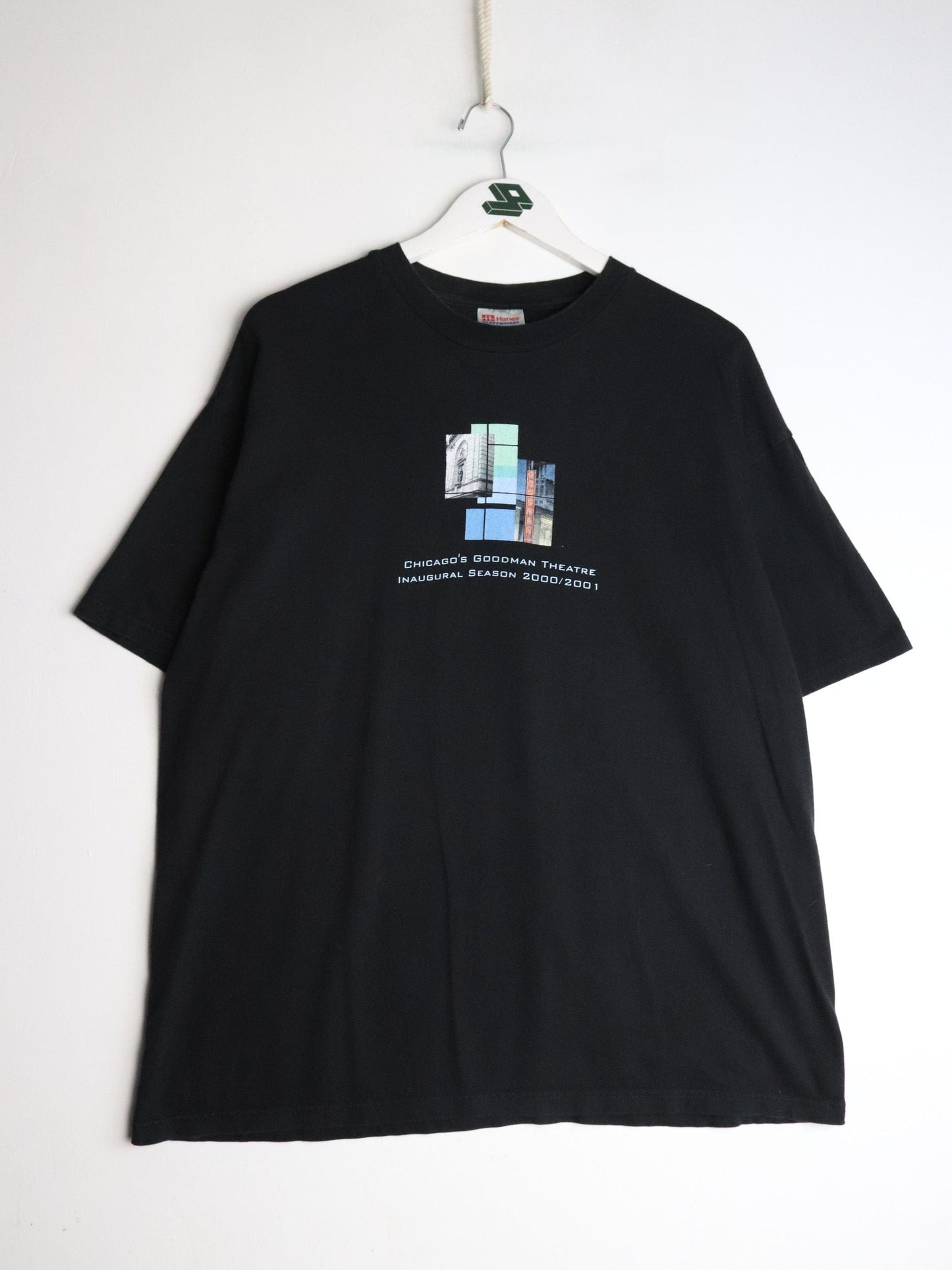 Vintage Chicago's Goodman Theatre T Shirt Mens XL Black from propervintagecanada