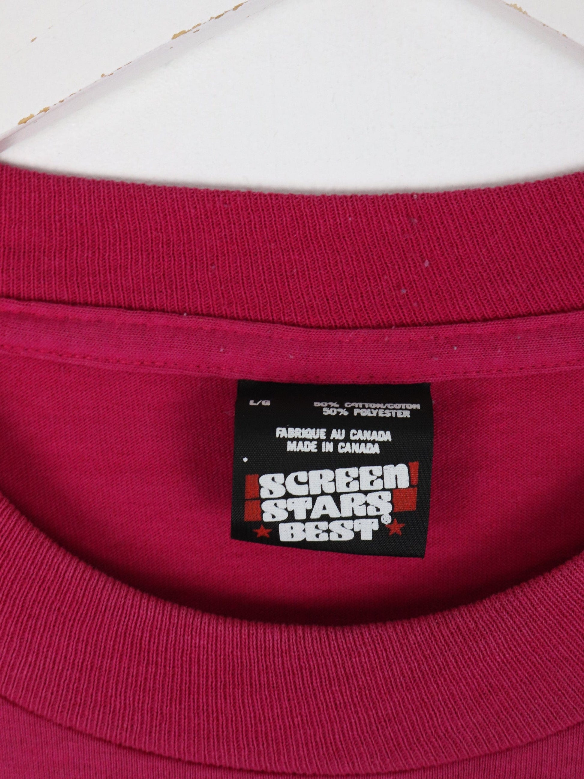 Vintage Children's Hospital T Shirt Mens Large Pink 90s