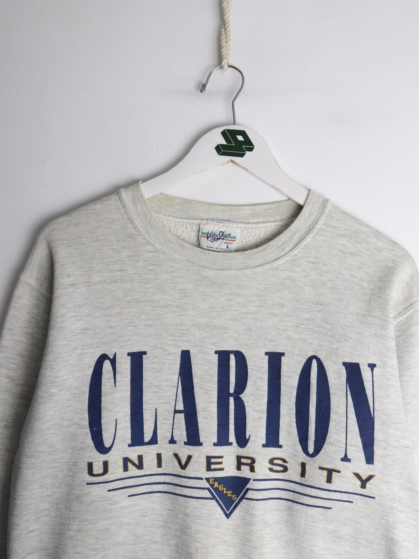 Vintage Clarion University Sweatshirt Fits Mens Small Grey College from propervintagecanada