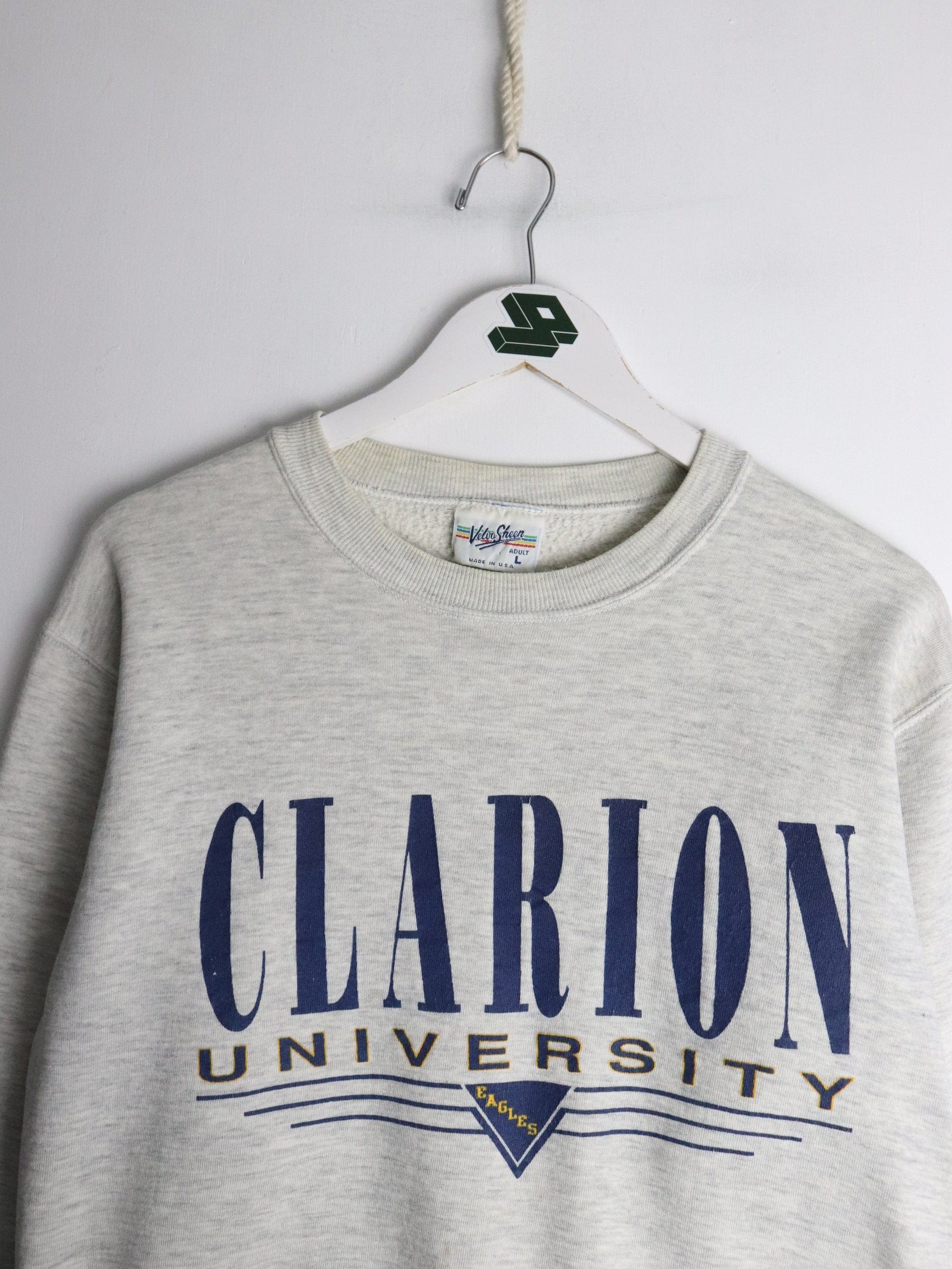 Vintage Clarion University Sweatshirt Fits Mens Small Grey College from propervintagecanada