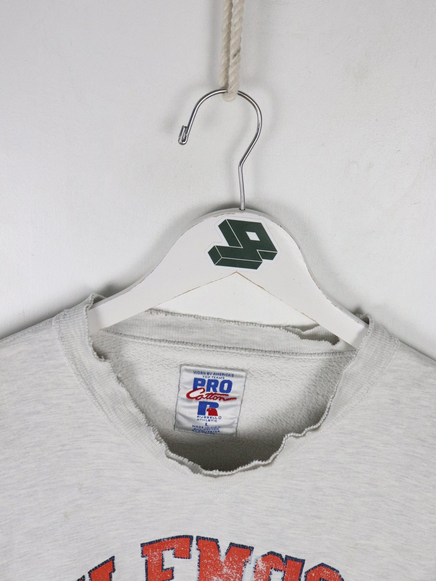 Vintage Clemson University Sweatshirt Mens Large Grey from propervintagecanada