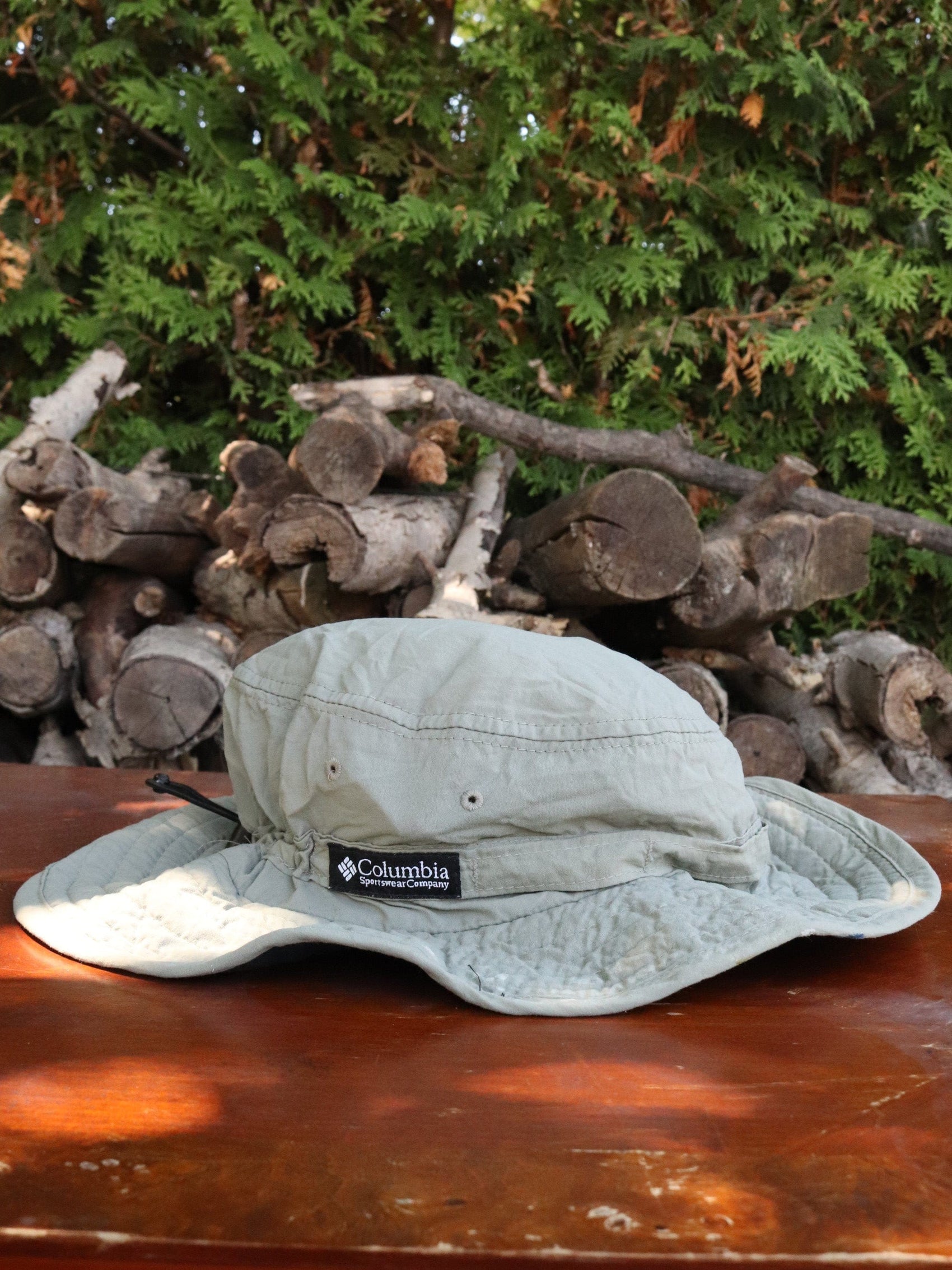 Vintage Columbia Bucket Hat Adult Green