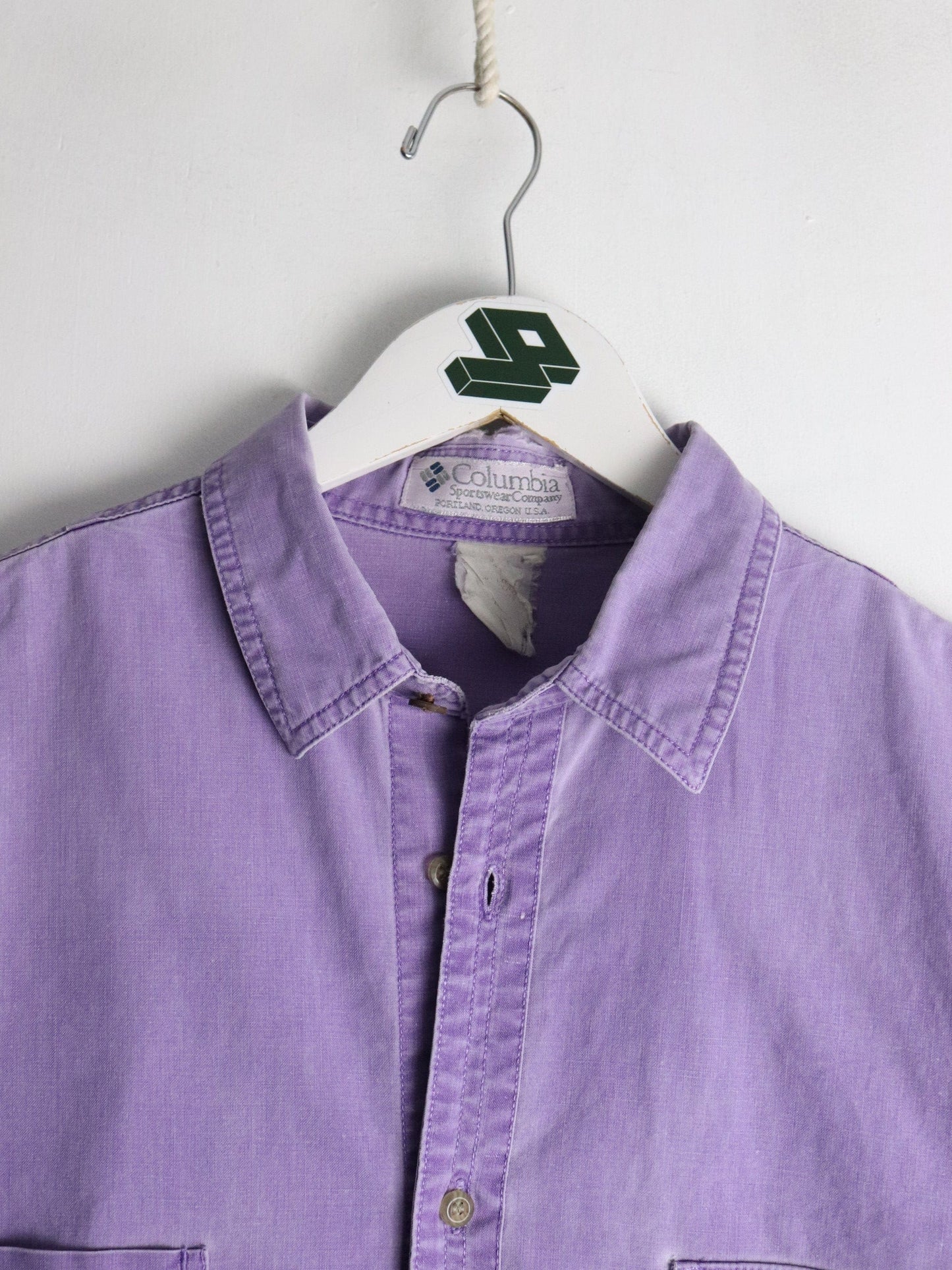 Vintage Columbia Shirt Mens 2XL Purple Button Up from propervintagecanada