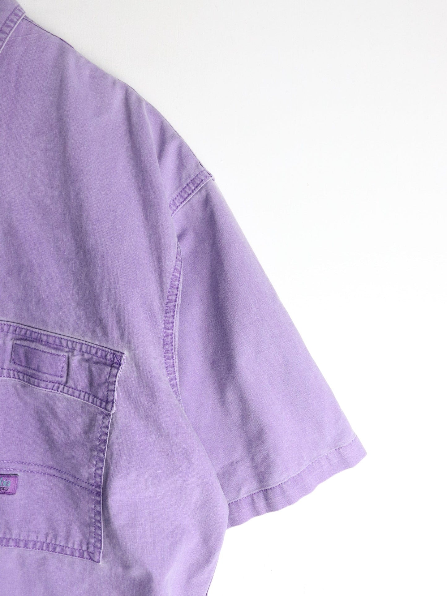 Vintage Columbia Shirt Mens 2XL Purple Button Up from propervintagecanada
