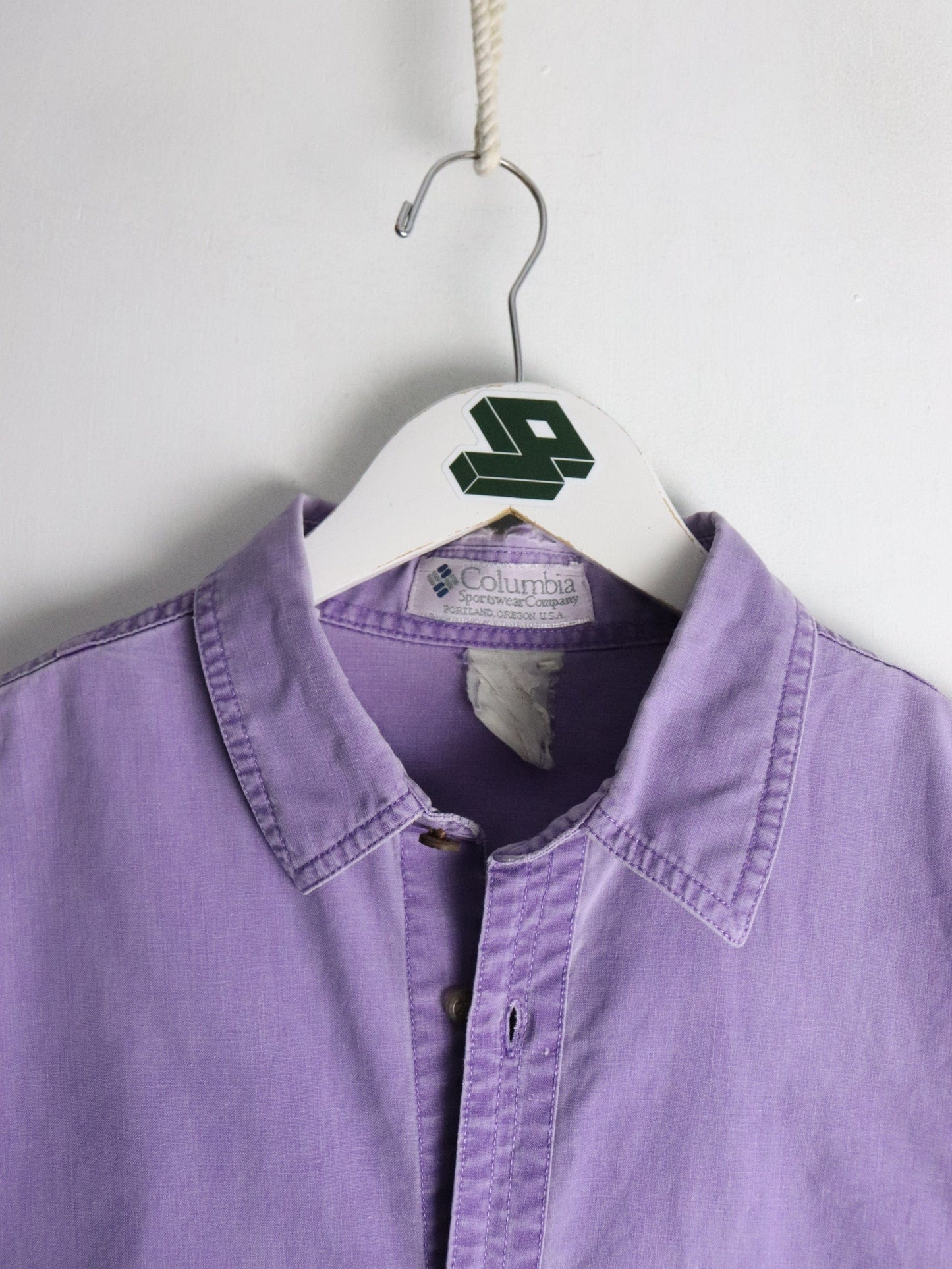 Vintage Columbia Shirt Mens 2XL Purple Button Up from propervintagecanada