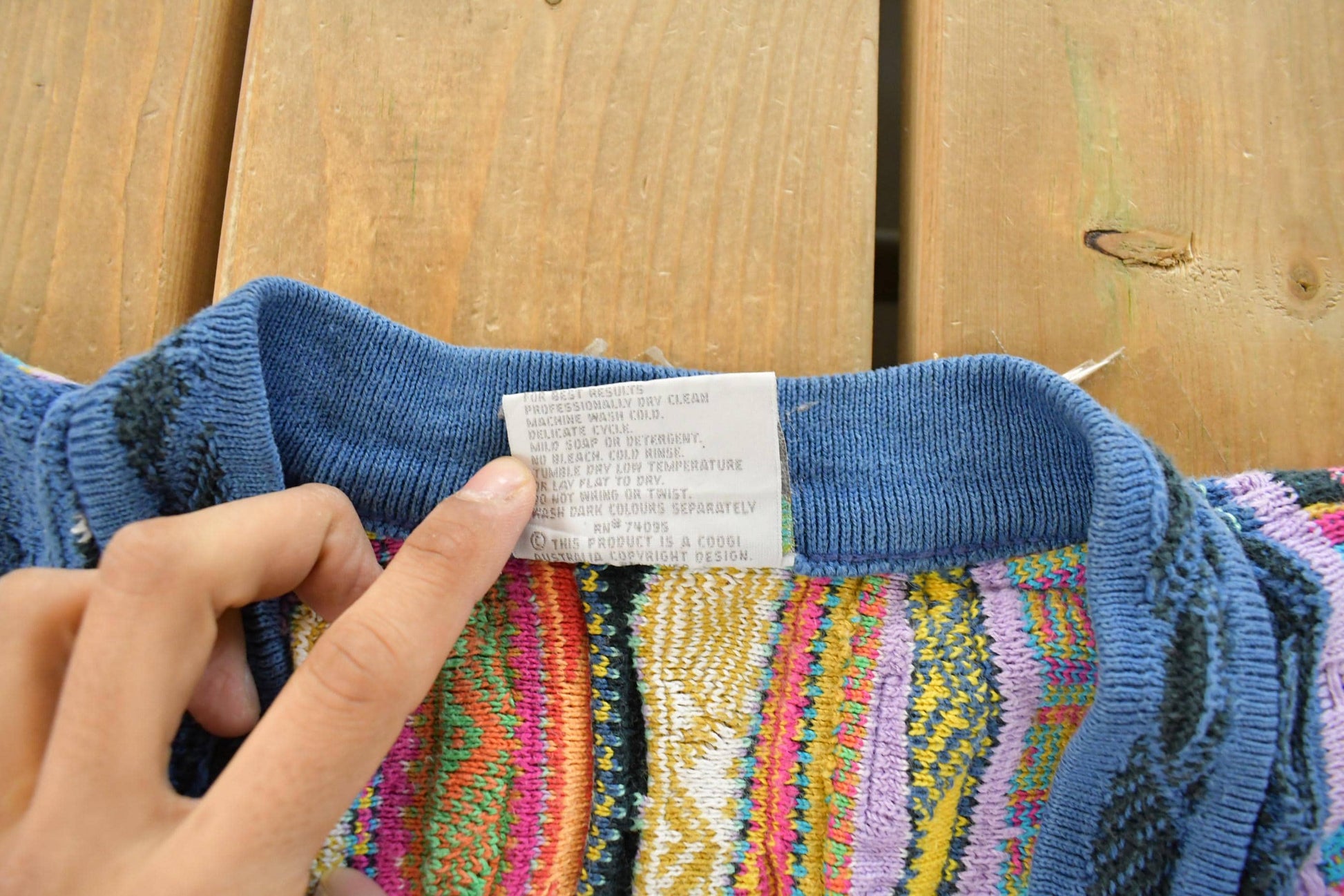 Vintage Coogi Australia 3D Cable Knit Cardigan Sweater Men's Small from propervintagecanada