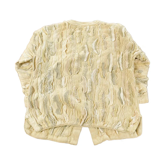 Vintage Coogi Australia 3D Cable Knit Cardigan Sweater Women's Medium from propervintagecanada