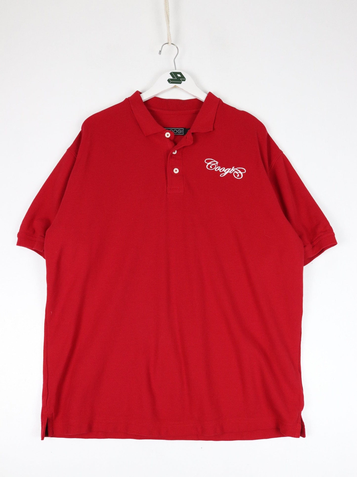 Vintage Coogi Polo Shirt Mens XL Red Y2K