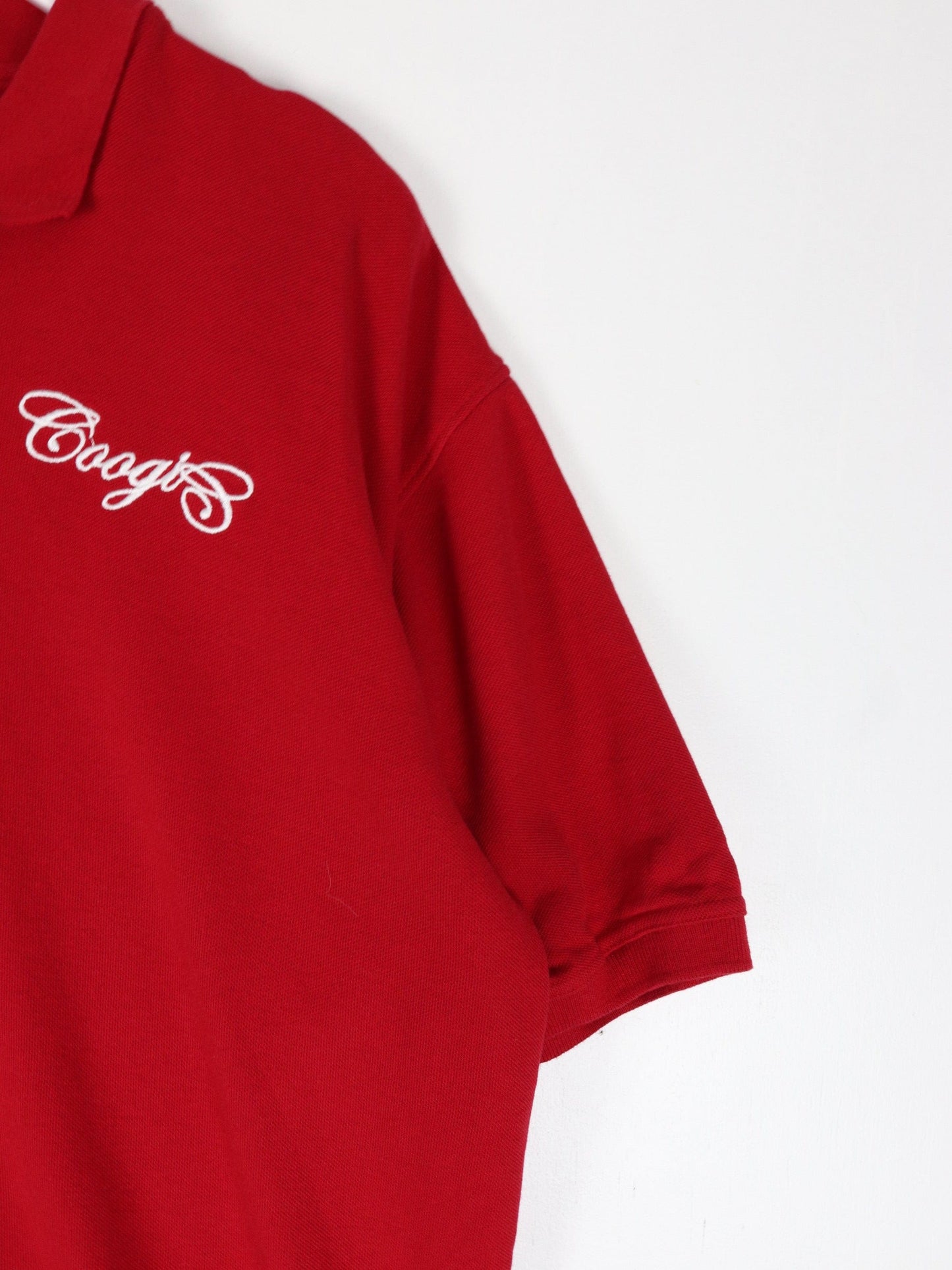 Vintage Coogi Polo Shirt Mens XL Red Y2K