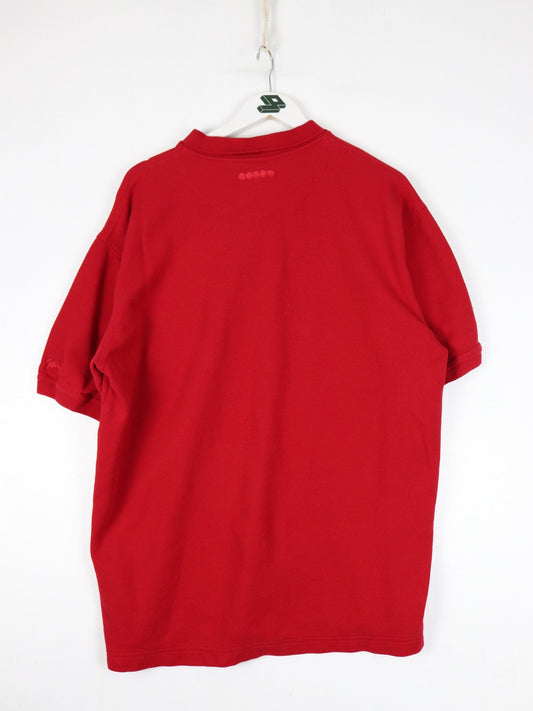 Vintage Coogi Polo Shirt Mens XL Red Y2K