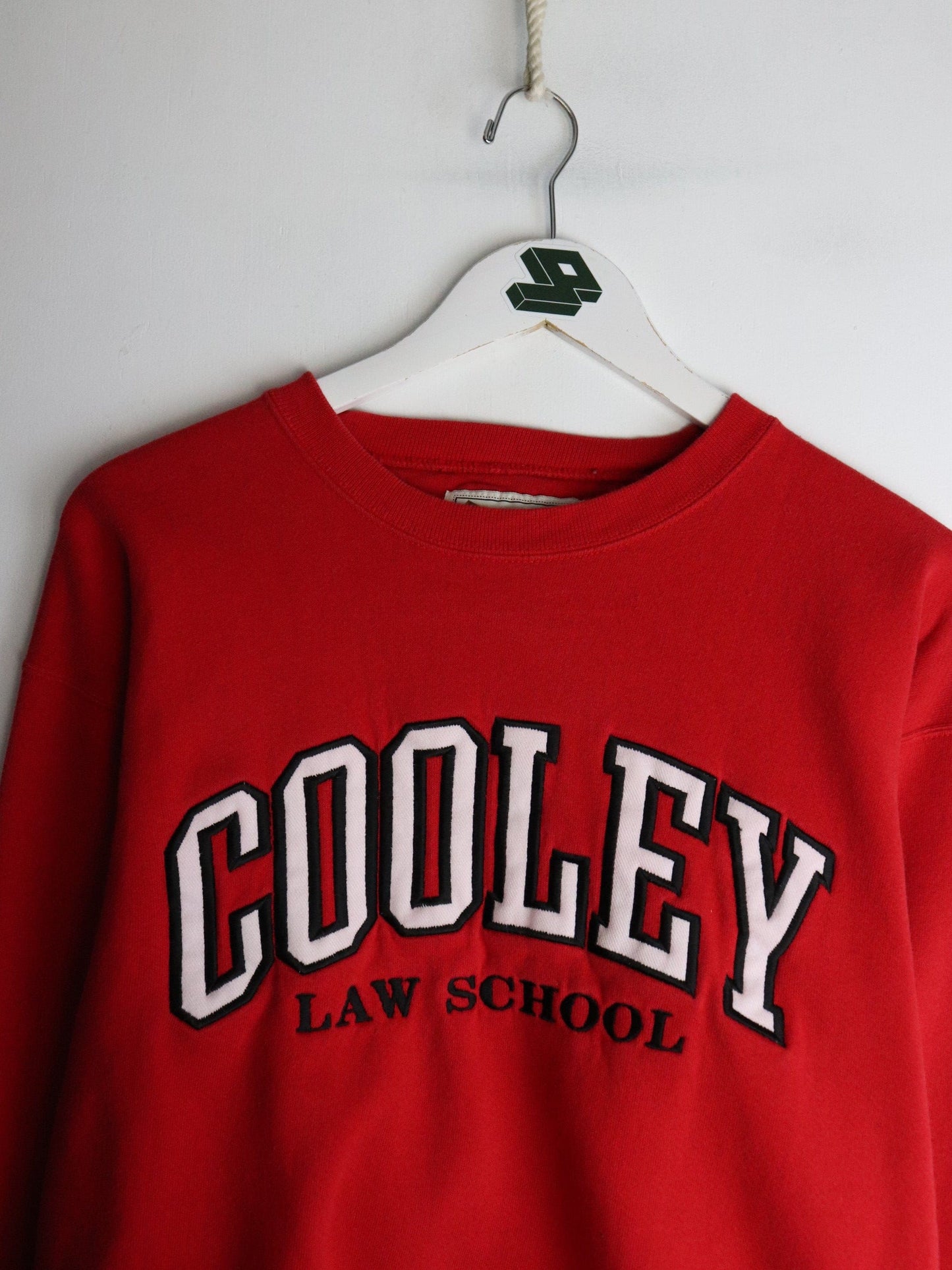 Vintage Cooley Law School Sweatshirt Mens Medium Red from propervintagecanada