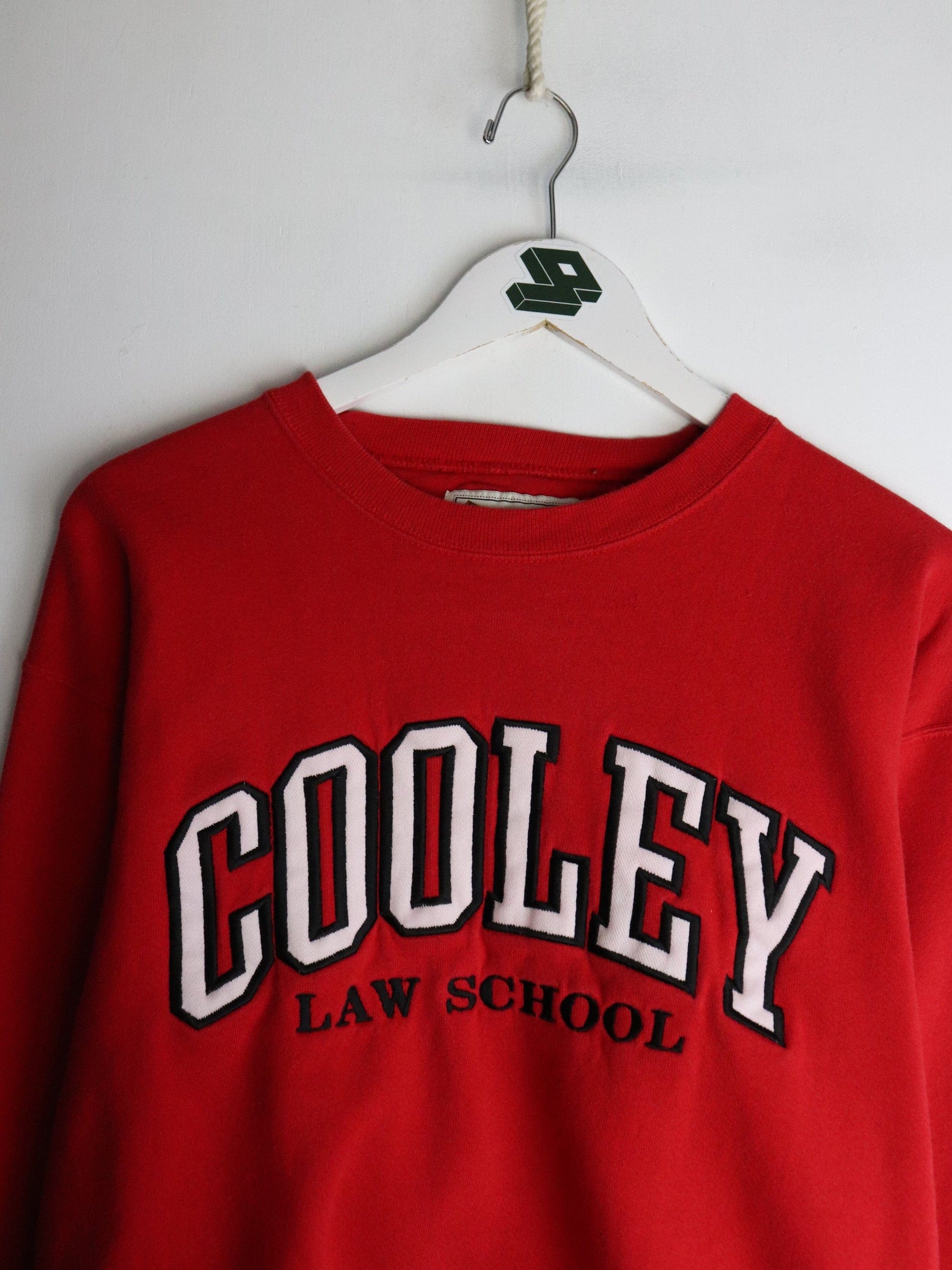 Vintage Cooley Law School Sweatshirt Mens Medium Red from propervintagecanada