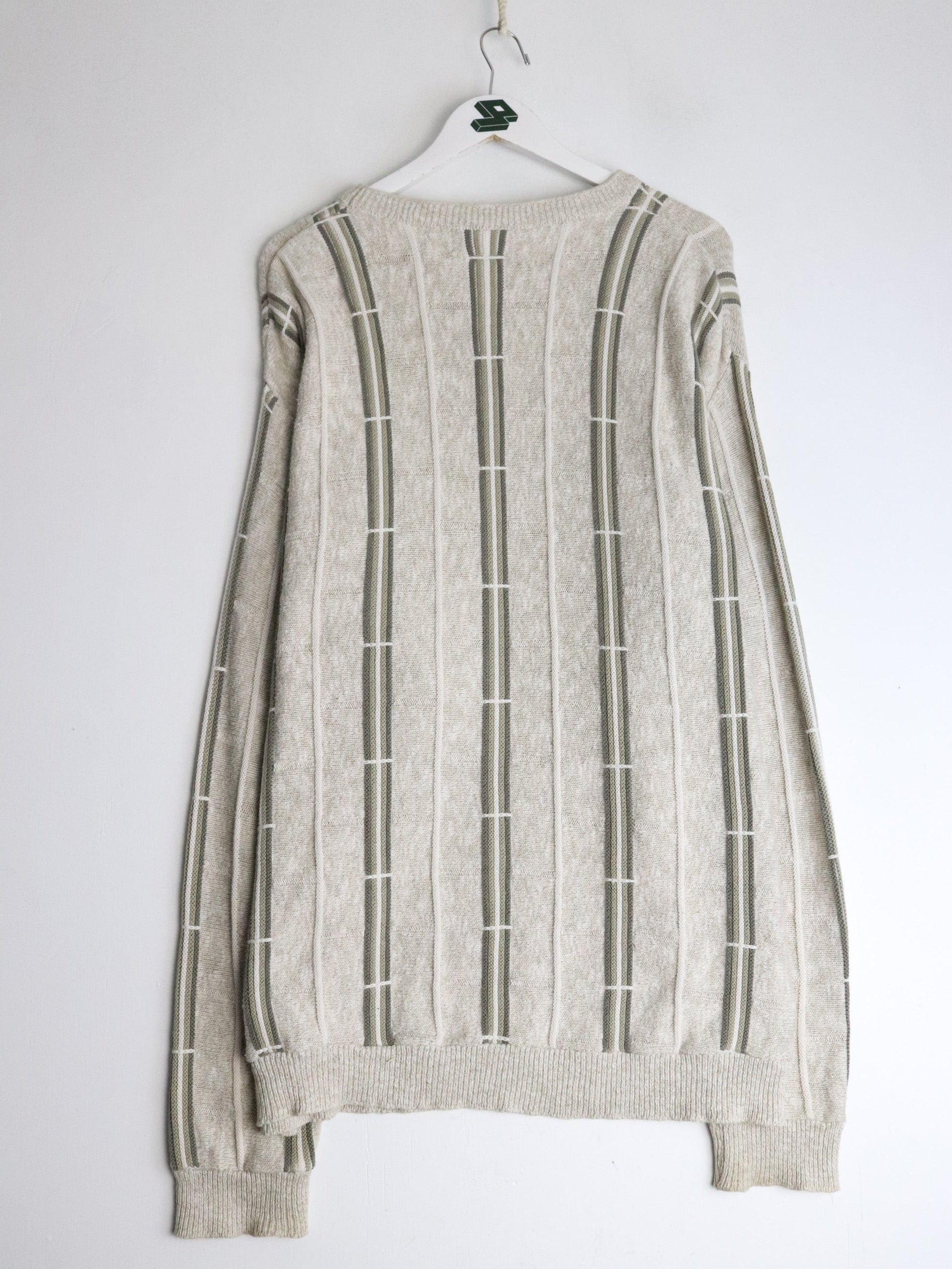 Vintage Croft & Barrow Knit Sweater Mens XL Beige from propervintagecanada