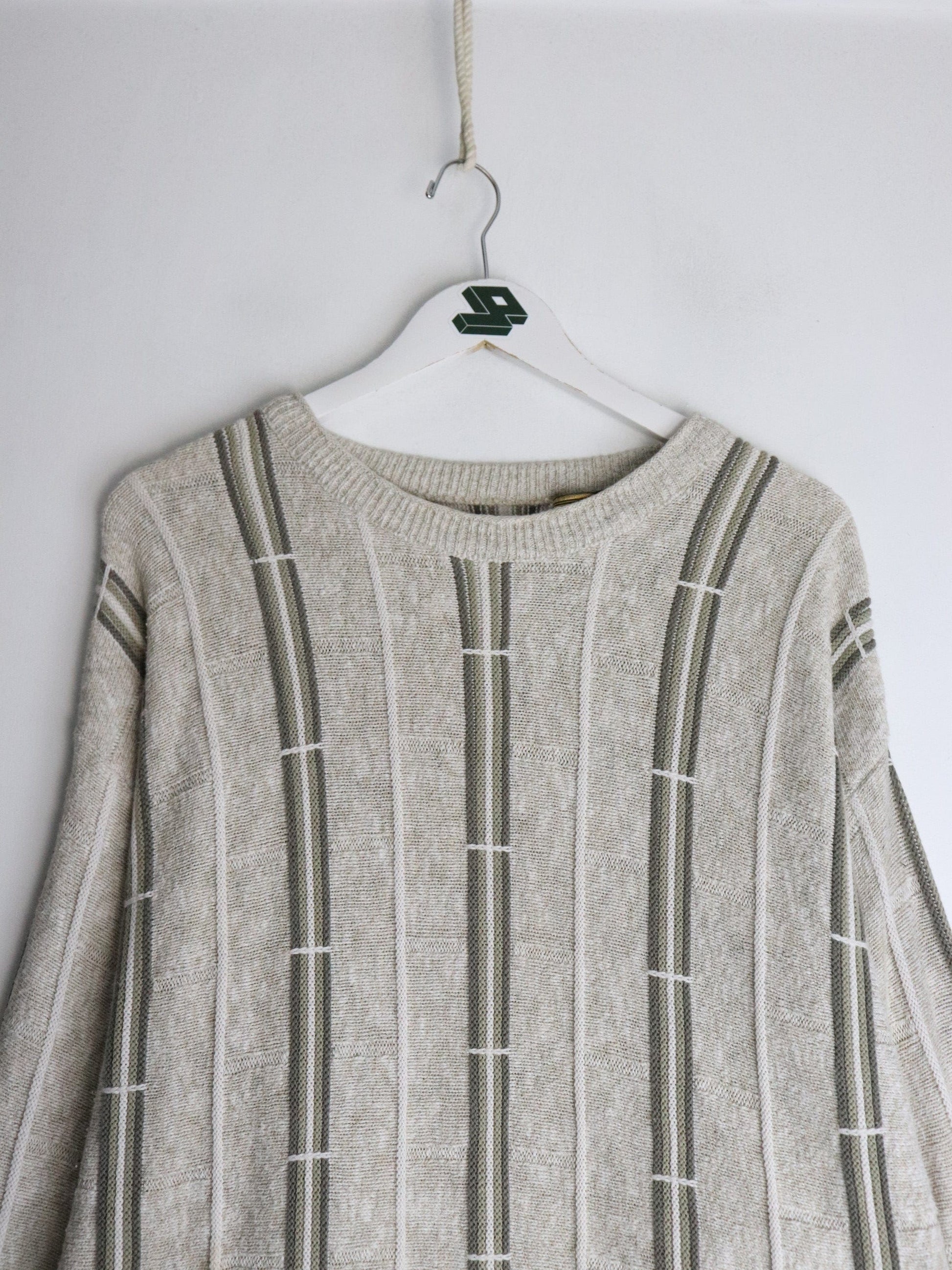 Vintage Croft & Barrow Knit Sweater Mens XL Beige from propervintagecanada