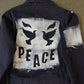 Vintage Custom Handmade Dove Peace Coveralls Jumpsuit Size 28R from propervintagecanada